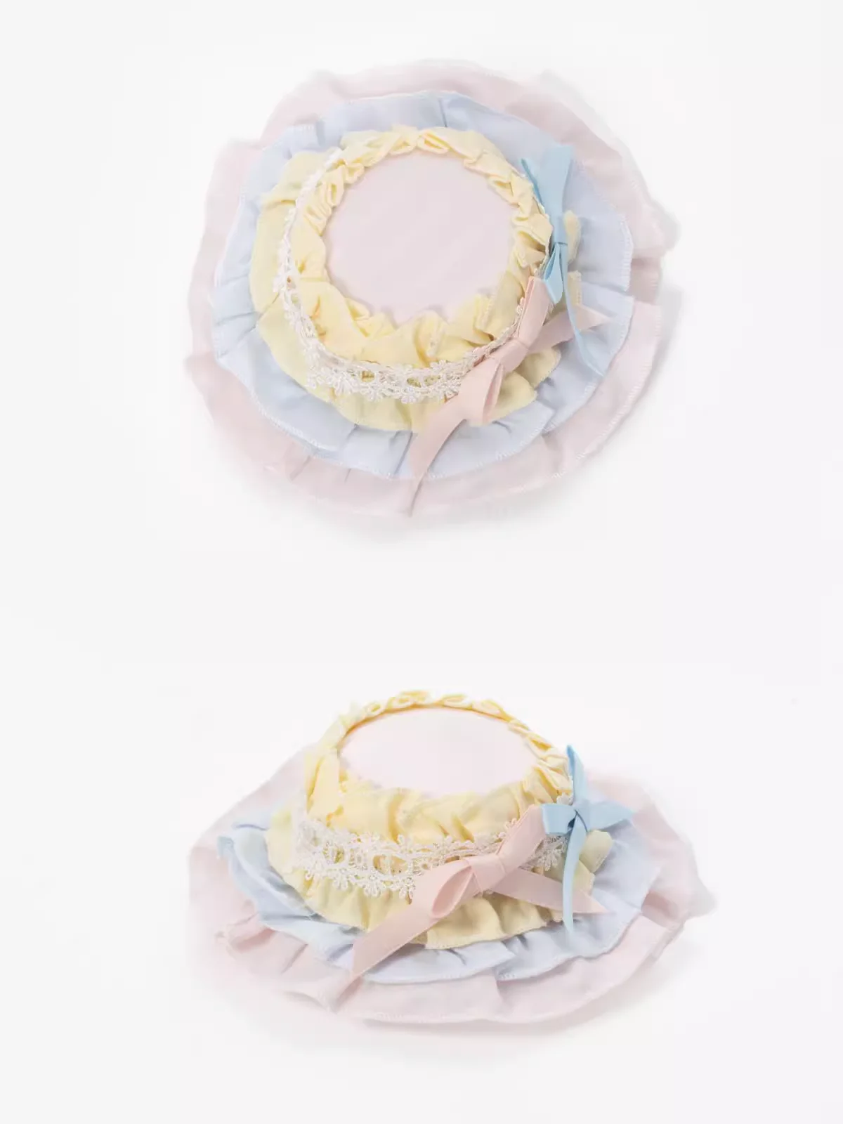 Chubby Cat Diary - Sweetheart Macarons - Sweet Lolita JSK Dress, Pom-pom Accents - Image 13