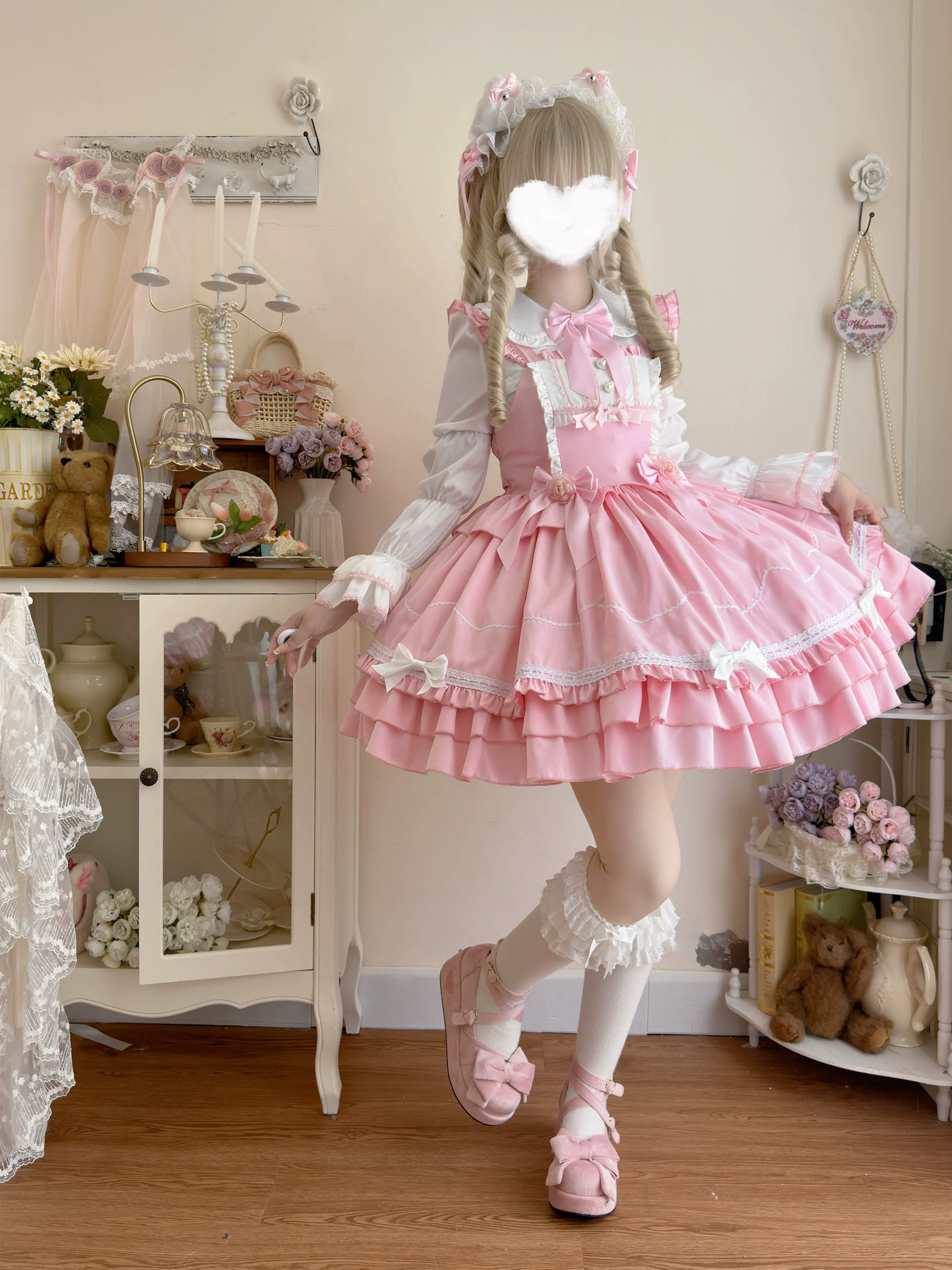 Hanguliang - Paper Shell Cake - Sweet Lolita JSK Dress Summer Dress - Image 10