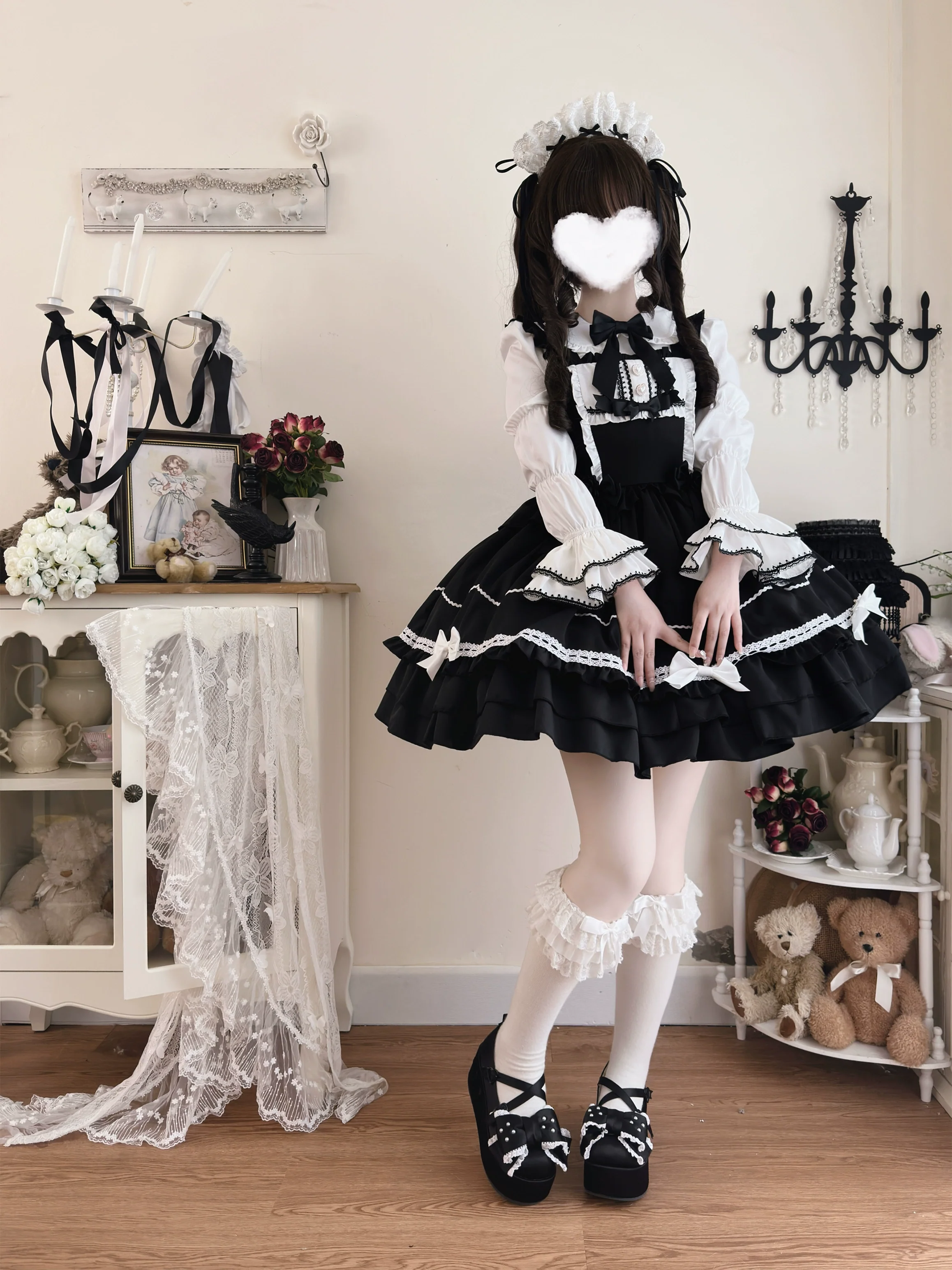 Hanguliang - Paper Shell Cake - Sweet Lolita JSK Dress Summer Dress - Image 14