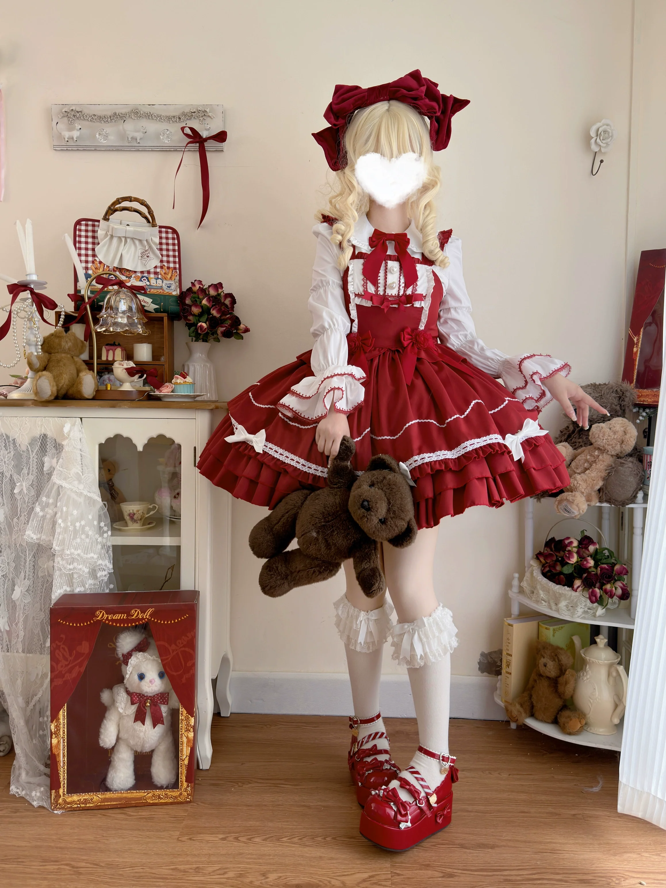 Hanguliang - Paper Shell Cake - Sweet Lolita JSK Dress Summer Dress - Image 2