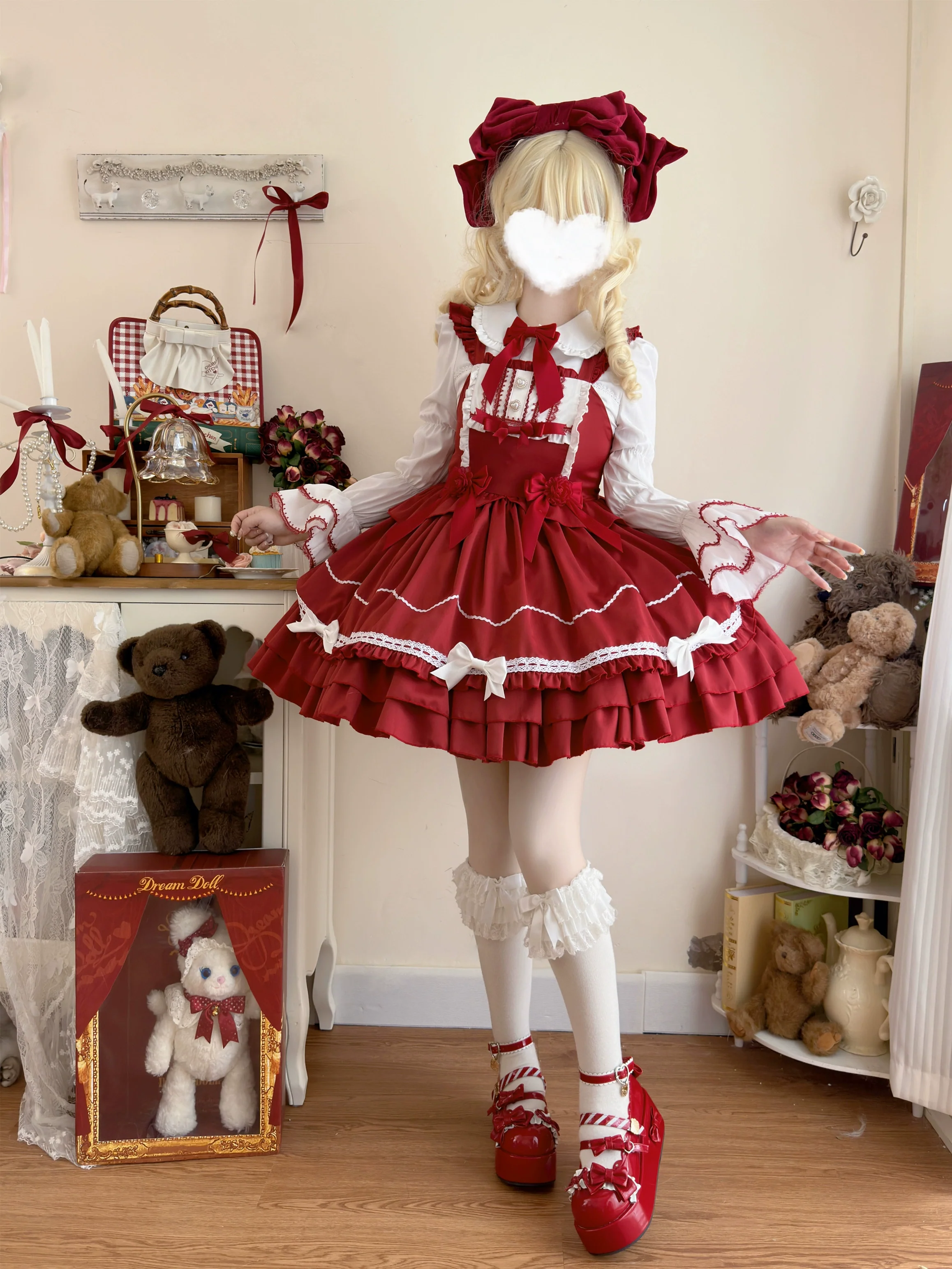 Hanguliang - Paper Shell Cake - Sweet Lolita JSK Dress Summer Dress - Image 3