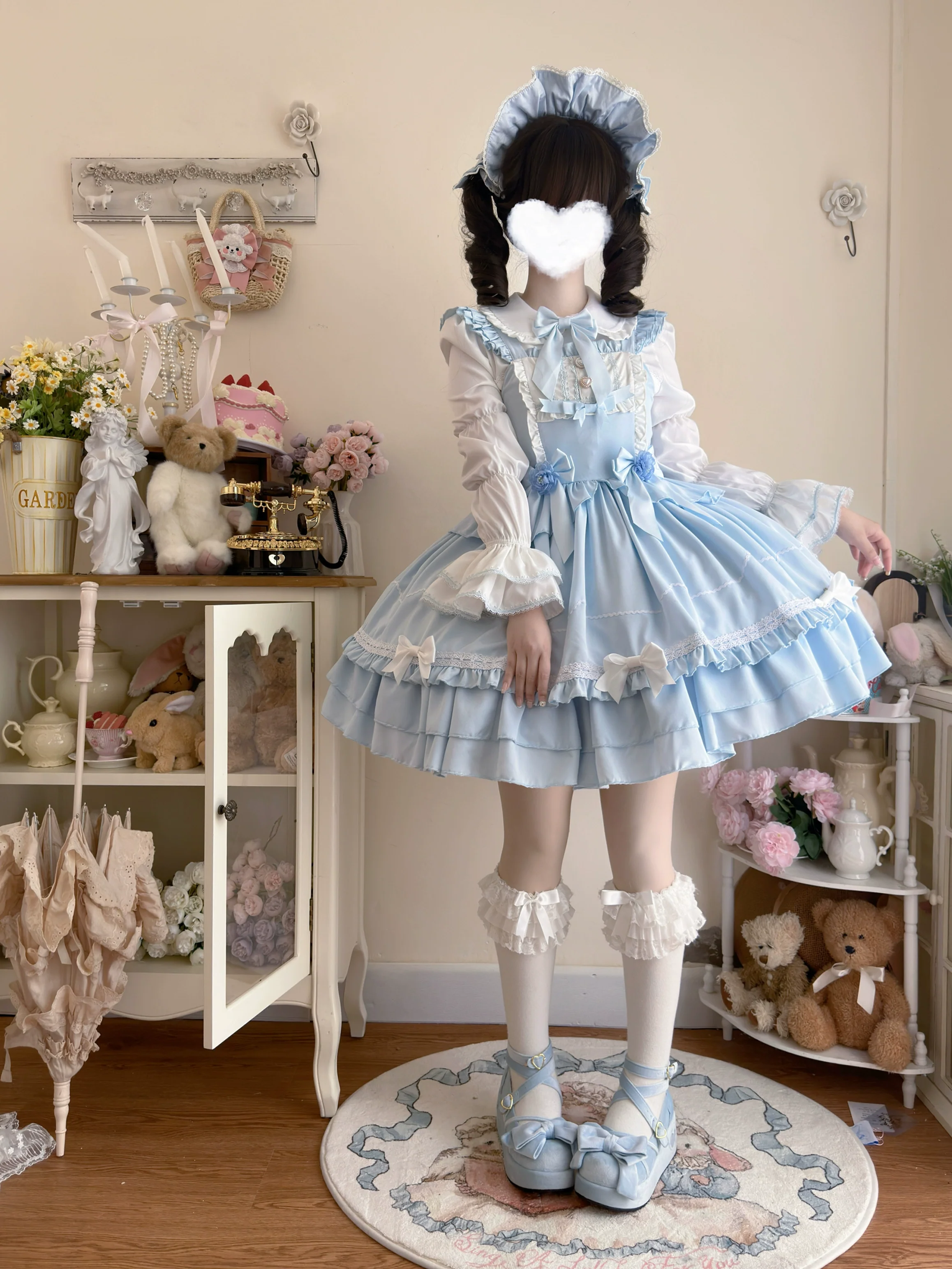 Hanguliang - Paper Shell Cake - Sweet Lolita JSK Dress Summer Dress - Image 5