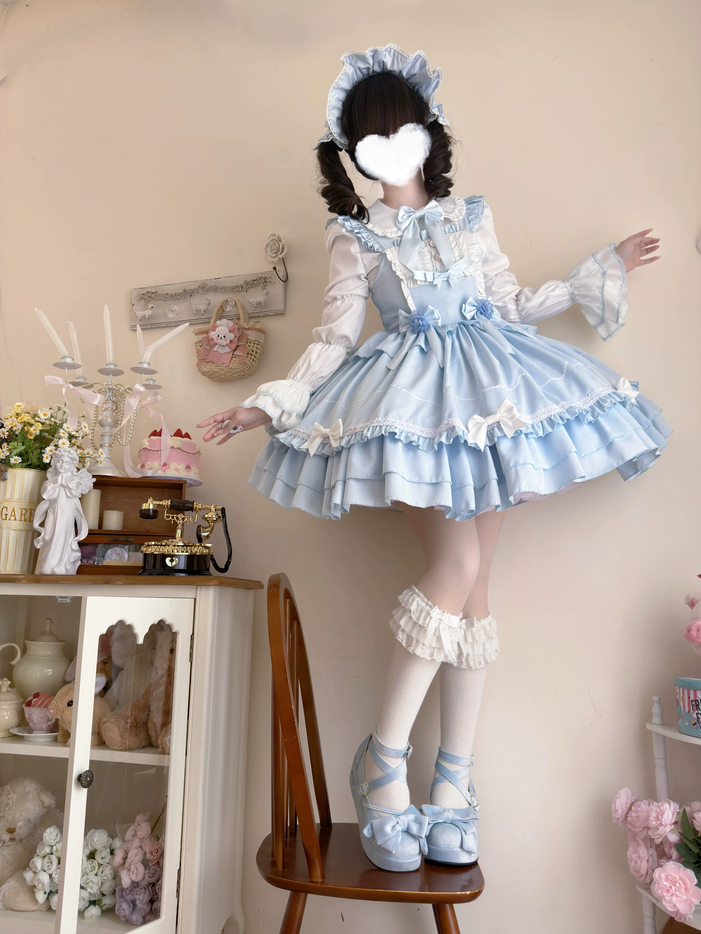 Hanguliang - Paper Shell Cake - Sweet Lolita JSK Dress Summer Dress - Image 7