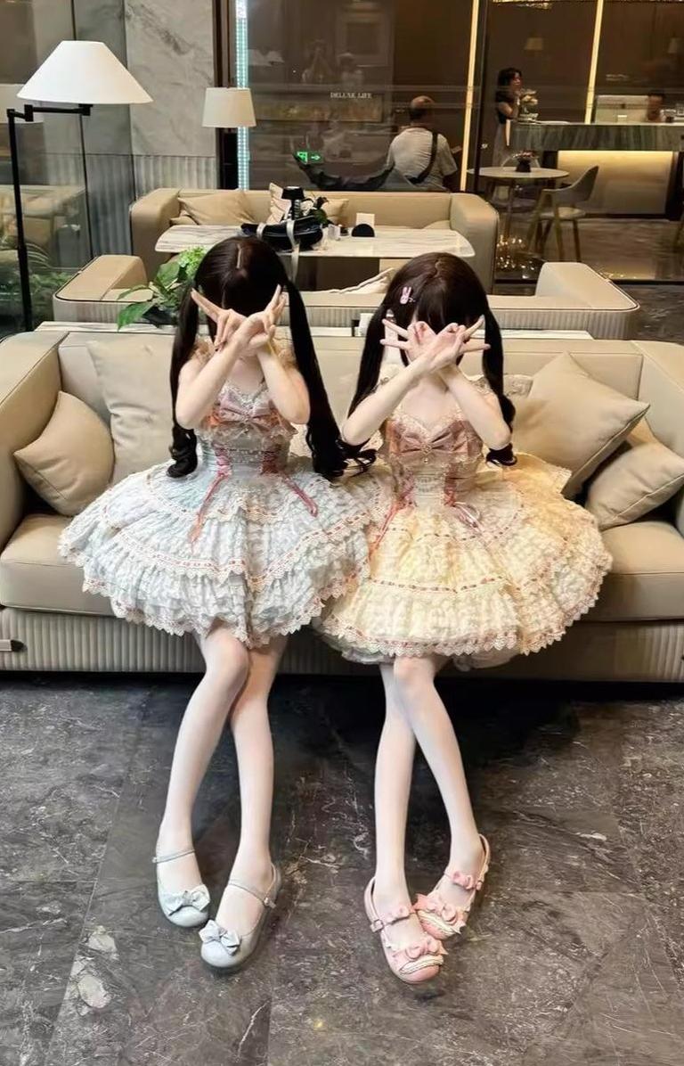 Floral Elegy - Sweet Lolita JSK Dress, Tiered Hem - Image 7