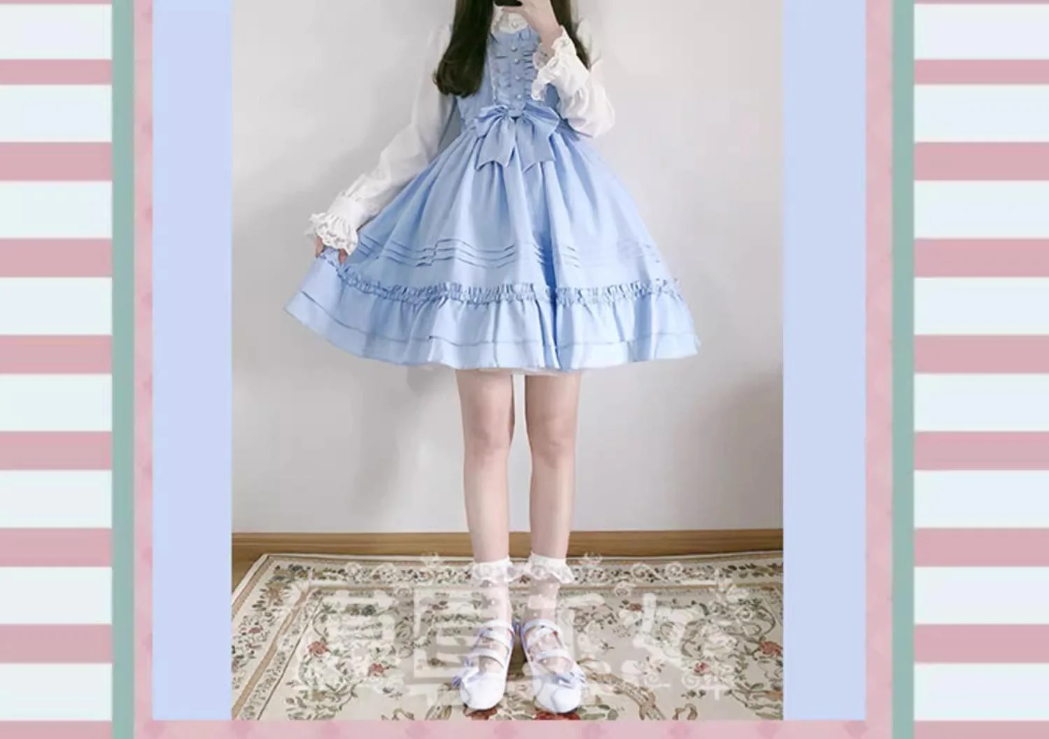Sweet Lolita JSK Multicolored Lolita Dress - Image 16