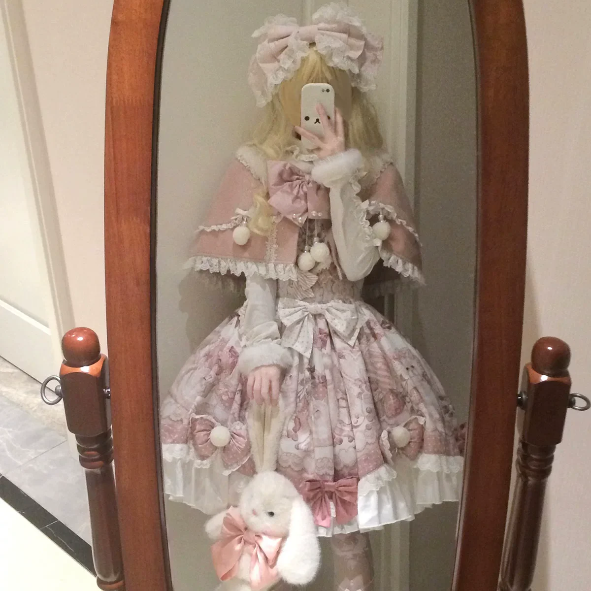 Matutu - Dessert Catlets - Sweet Lolita JSK, Strawberry And Cat Prints - Image 11