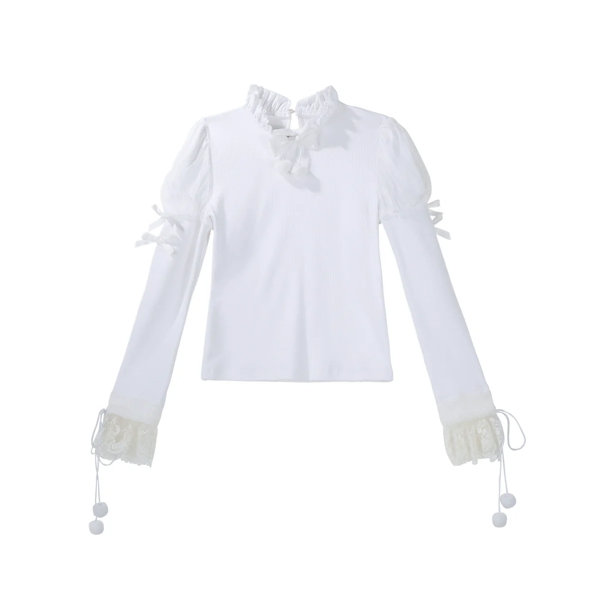 Cloudscape Dream - Sweet Lolita JSK Suit, Fleece Cape - Image 10