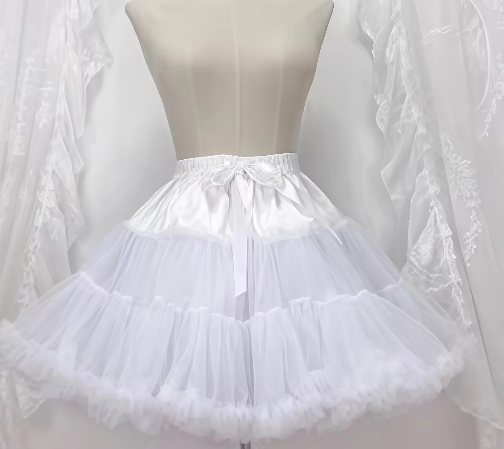 Hanguliang - Gem Crown - Sweet Lolita JSK Suit Tiered Ruffles Doll-Like Dress and BNT - Image 36