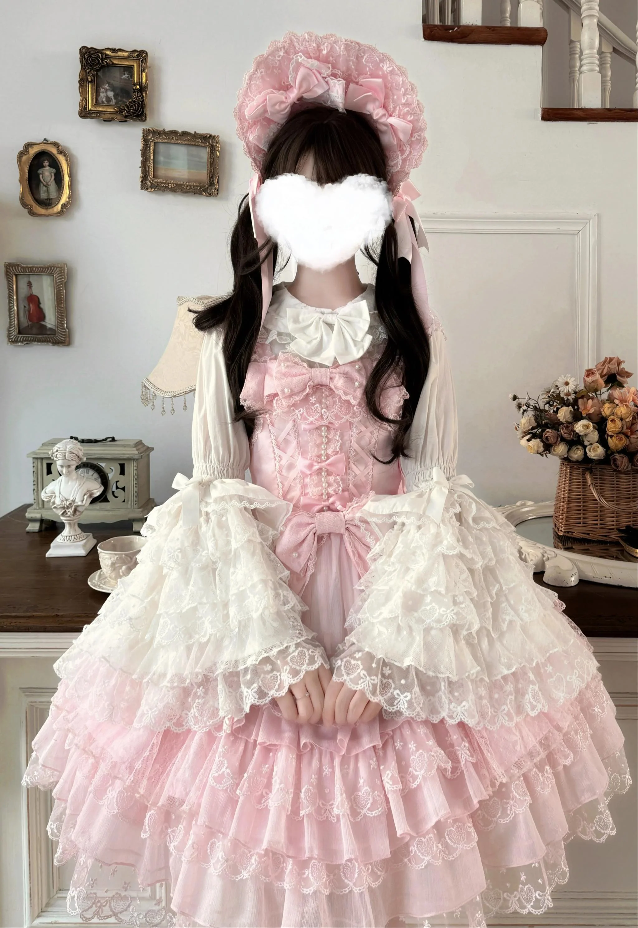 Love Overture - Sweet Lolita JSK, Tiered Ruffles Dress - Image 17