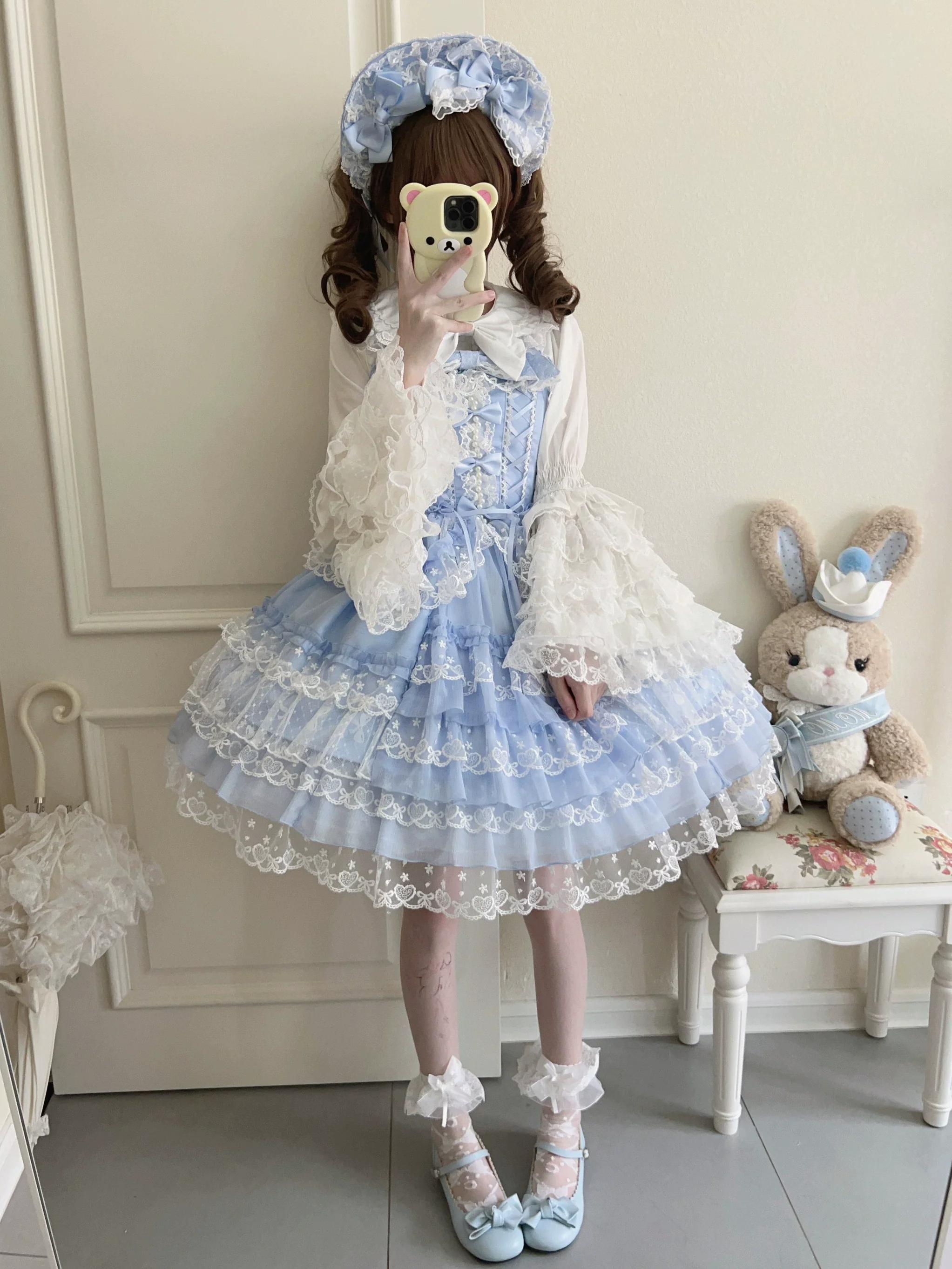 Love Overture - Sweet Lolita JSK, Tiered Ruffles Dress - Image 19