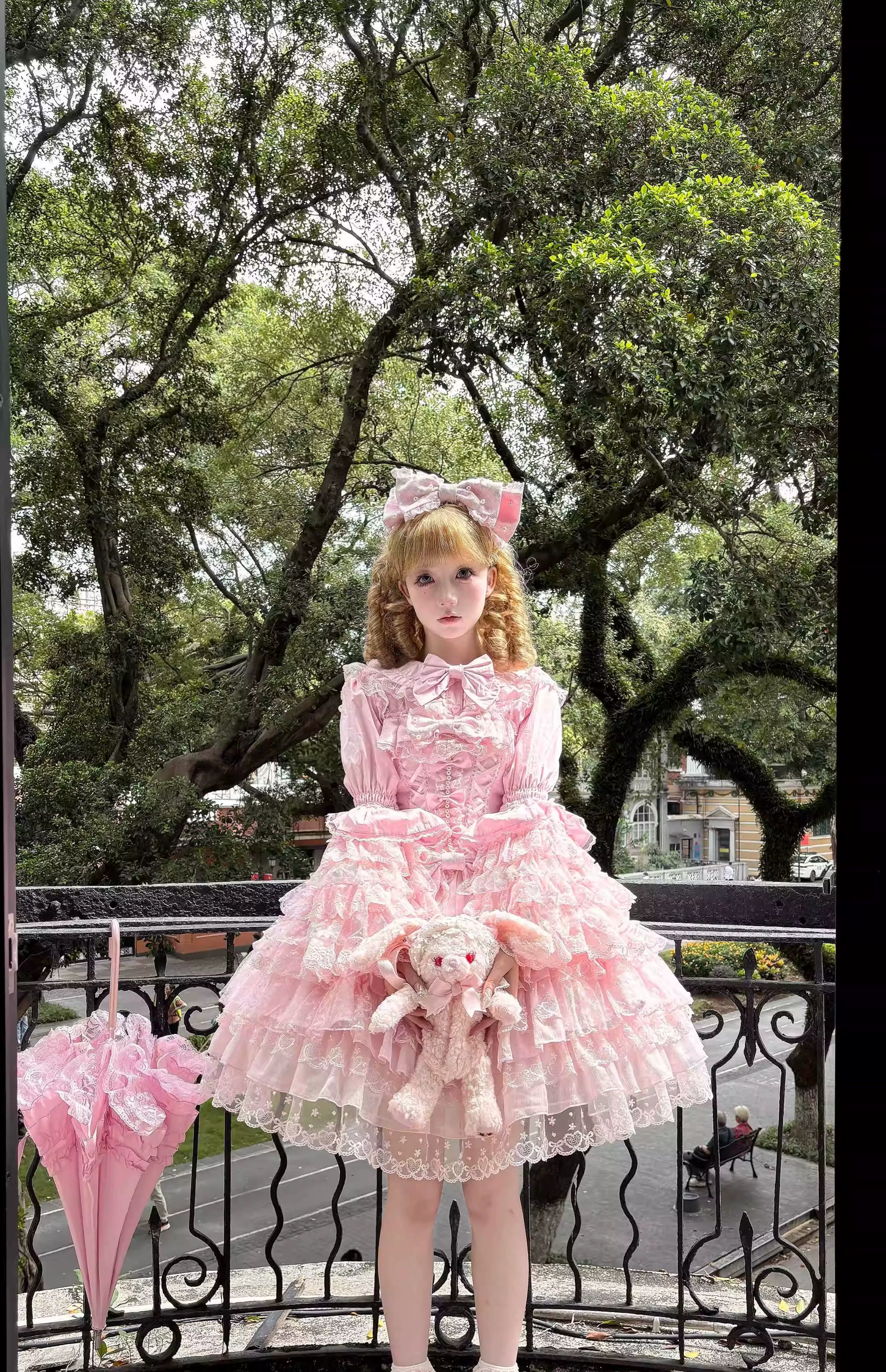 Love Overture - Sweet Lolita JSK, Tiered Ruffles Dress - Image 2