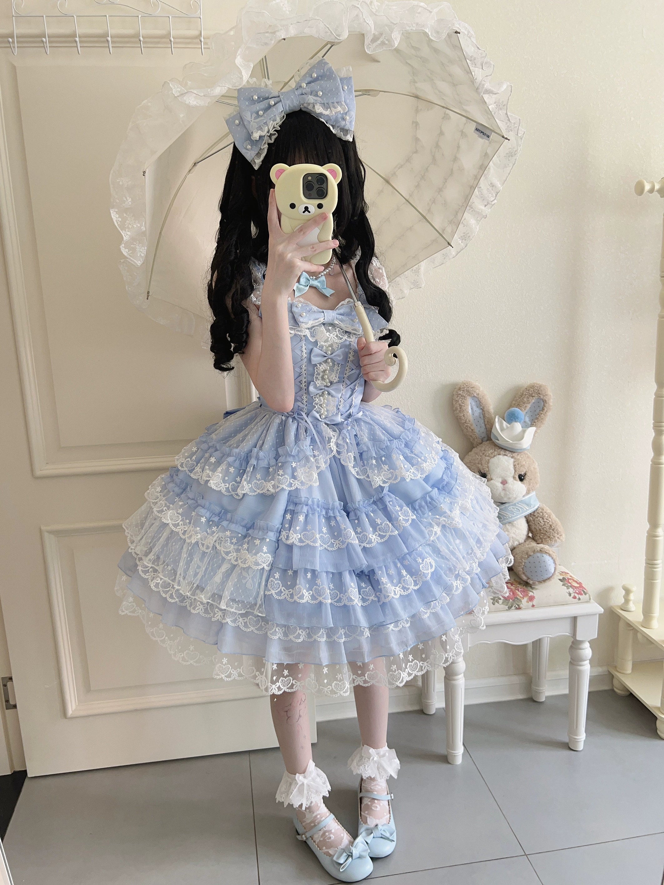 Love Overture - Sweet Lolita JSK, Tiered Ruffles Dress - Image 20