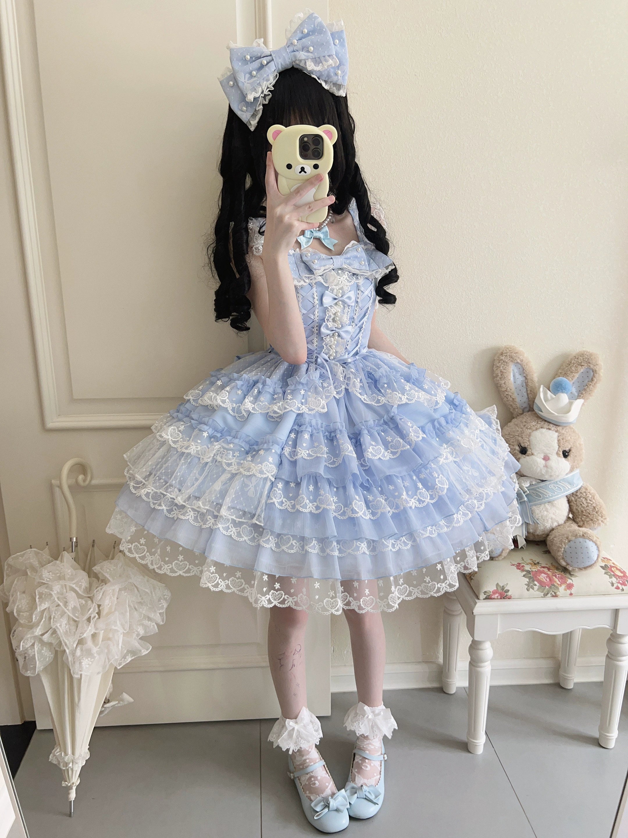Love Overture - Sweet Lolita JSK, Tiered Ruffles Dress - Image 21