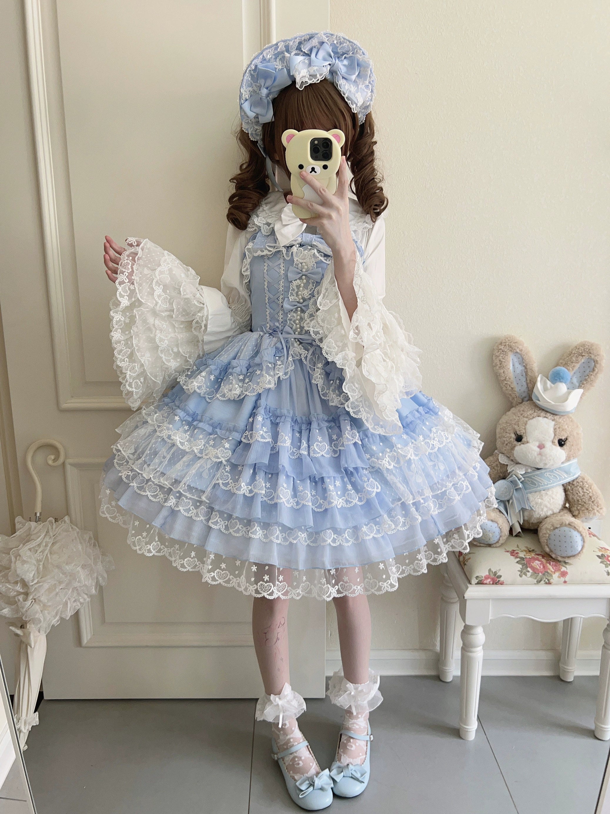 Love Overture - Sweet Lolita JSK, Tiered Ruffles Dress - Image 25