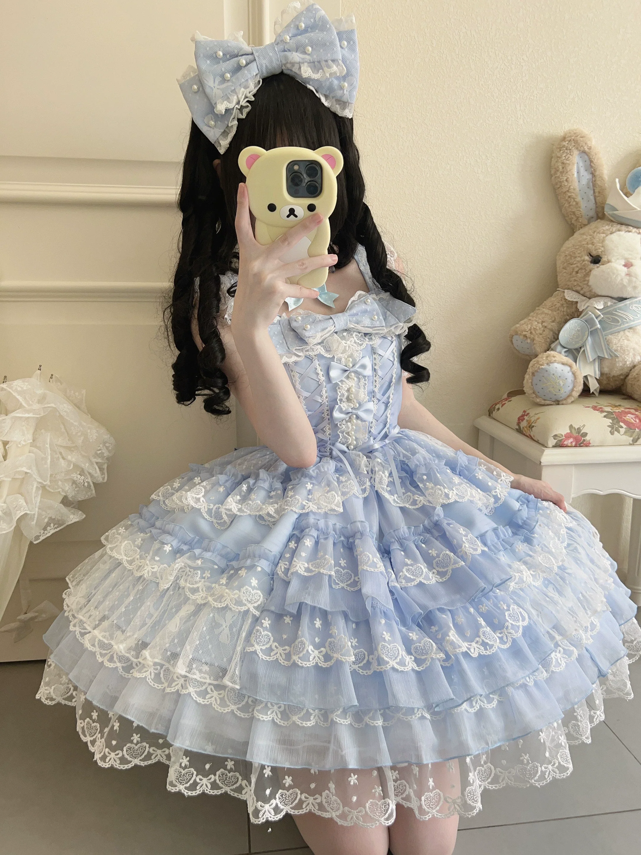 Love Overture - Sweet Lolita JSK, Tiered Ruffles Dress - Image 27