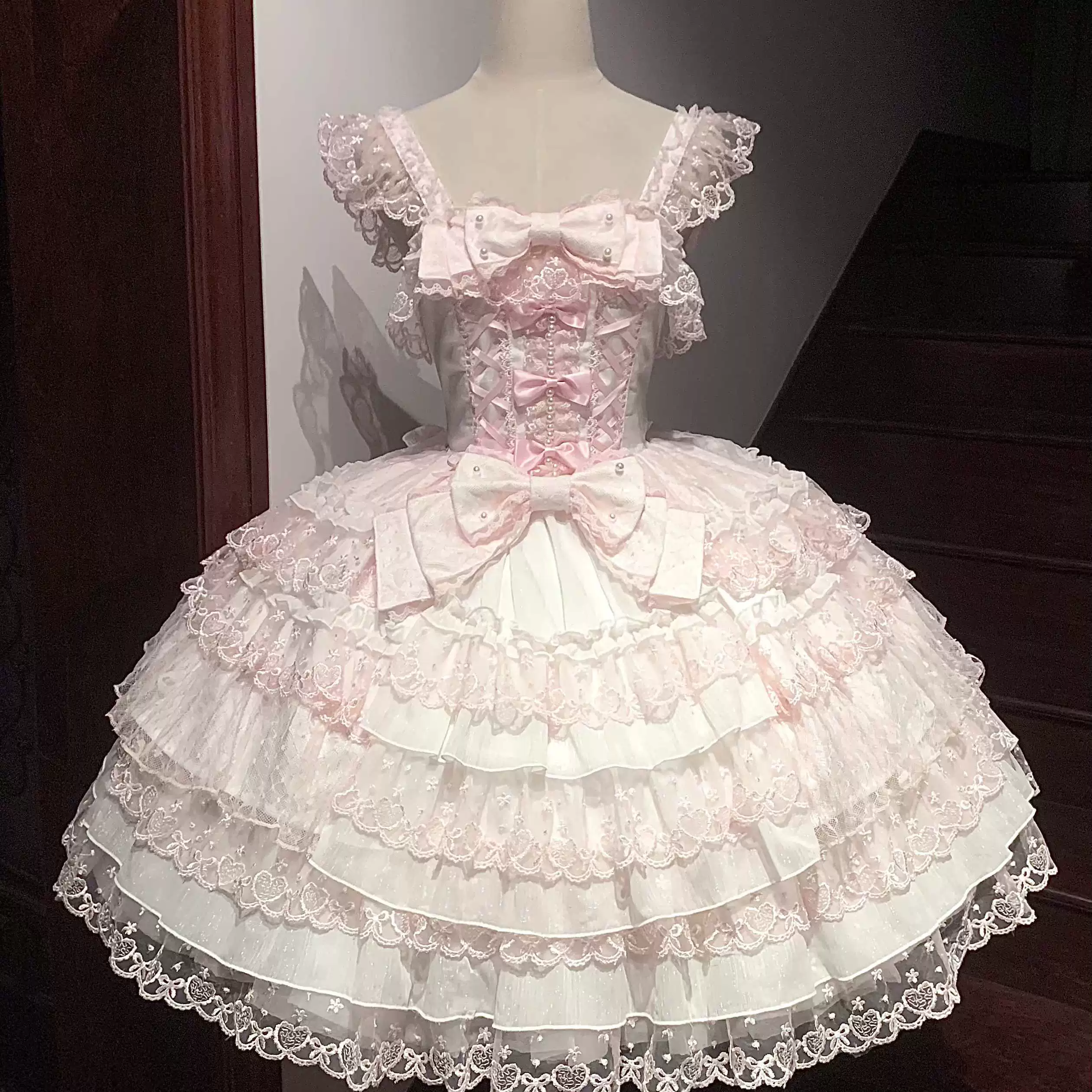 Love Overture - Sweet Lolita JSK, Tiered Ruffles Dress - Image 32