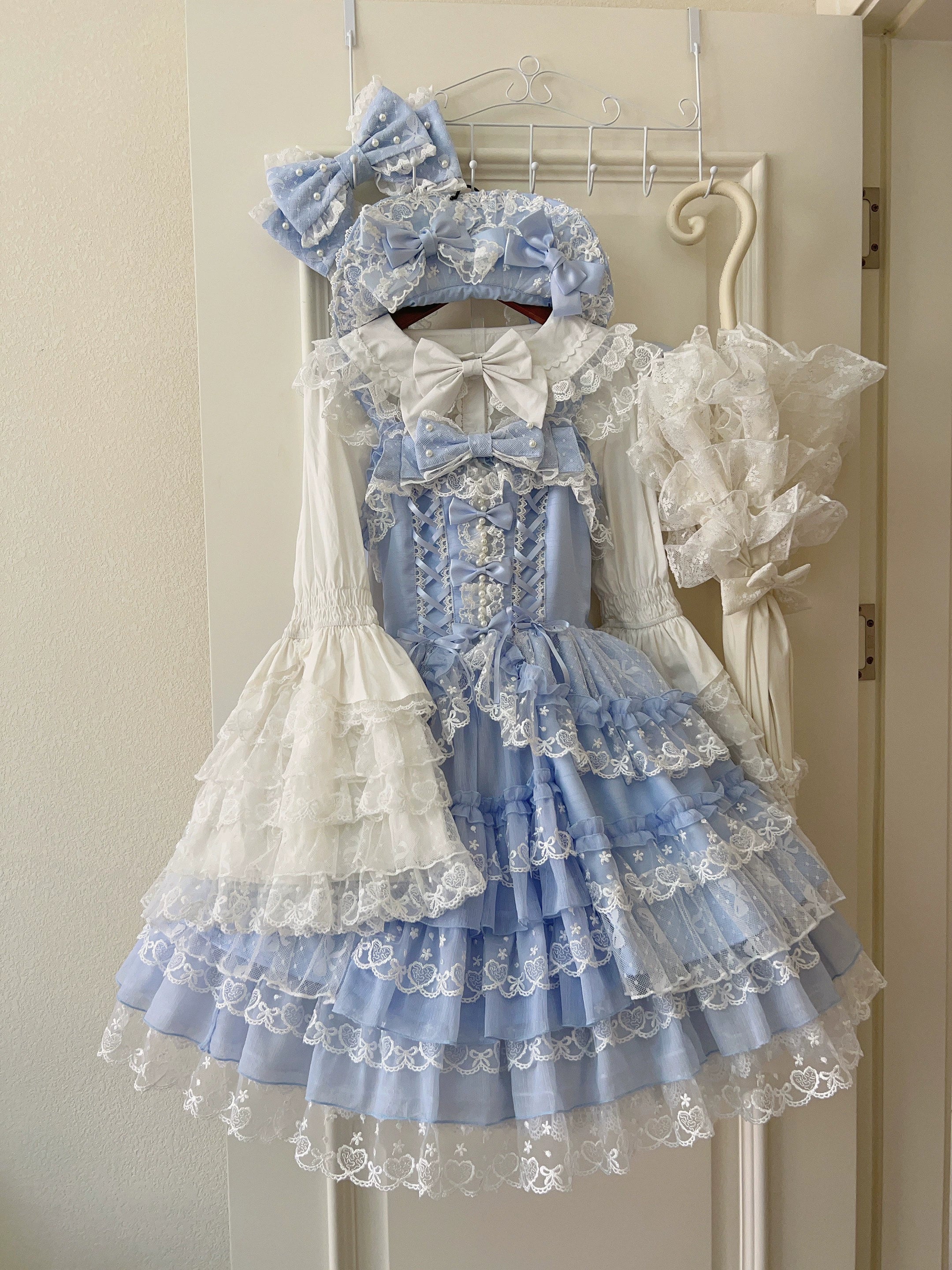 Love Overture - Sweet Lolita JSK, Tiered Ruffles Dress - Image 37
