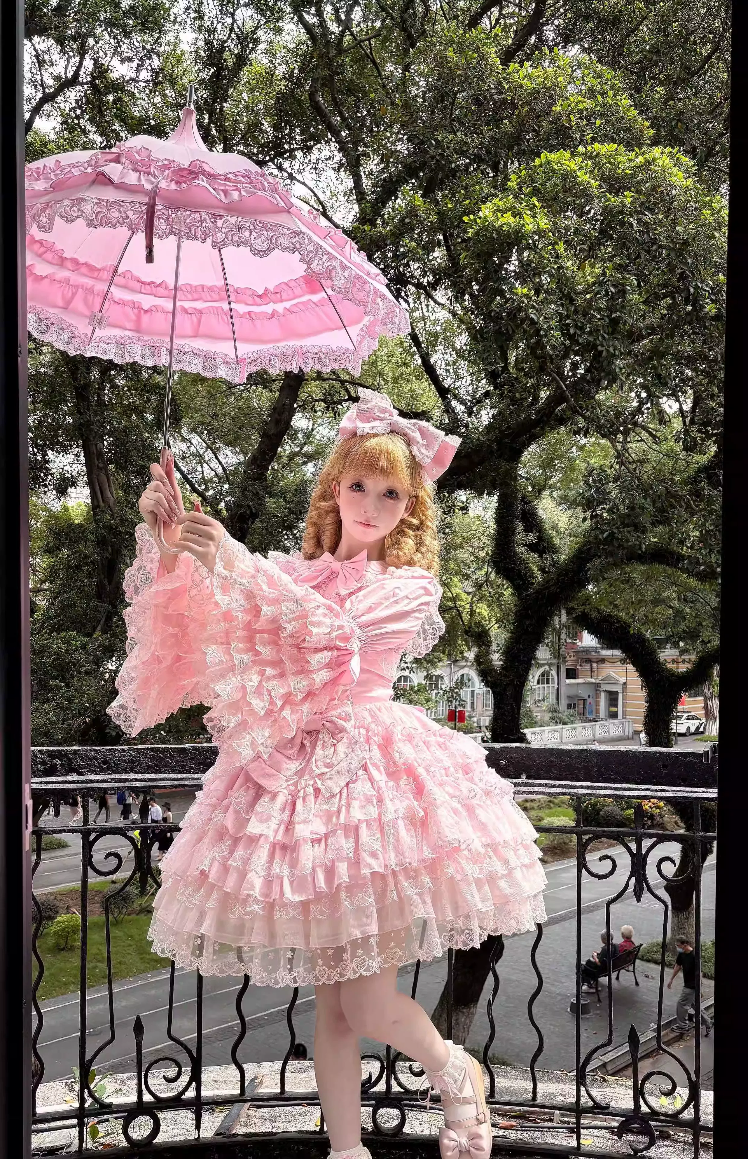 Love Overture - Sweet Lolita JSK, Tiered Ruffles Dress - Image 4