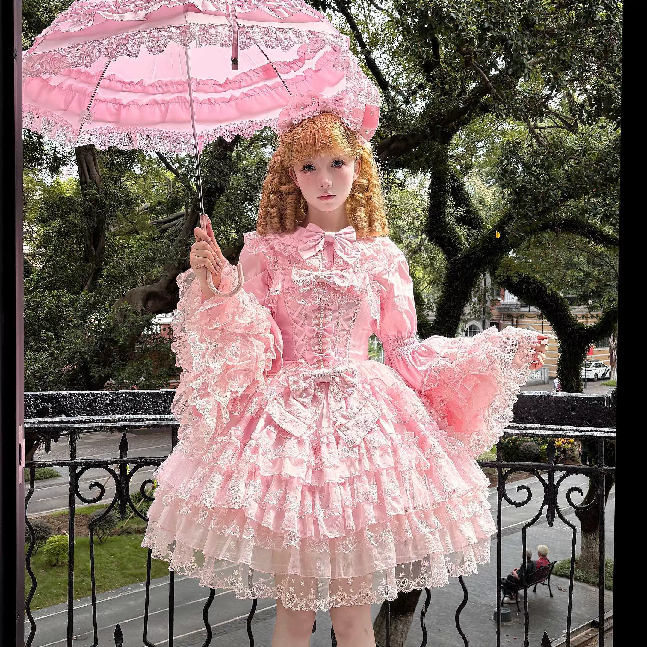 Love Overture - Sweet Lolita JSK, Tiered Ruffles Dress - Image 5