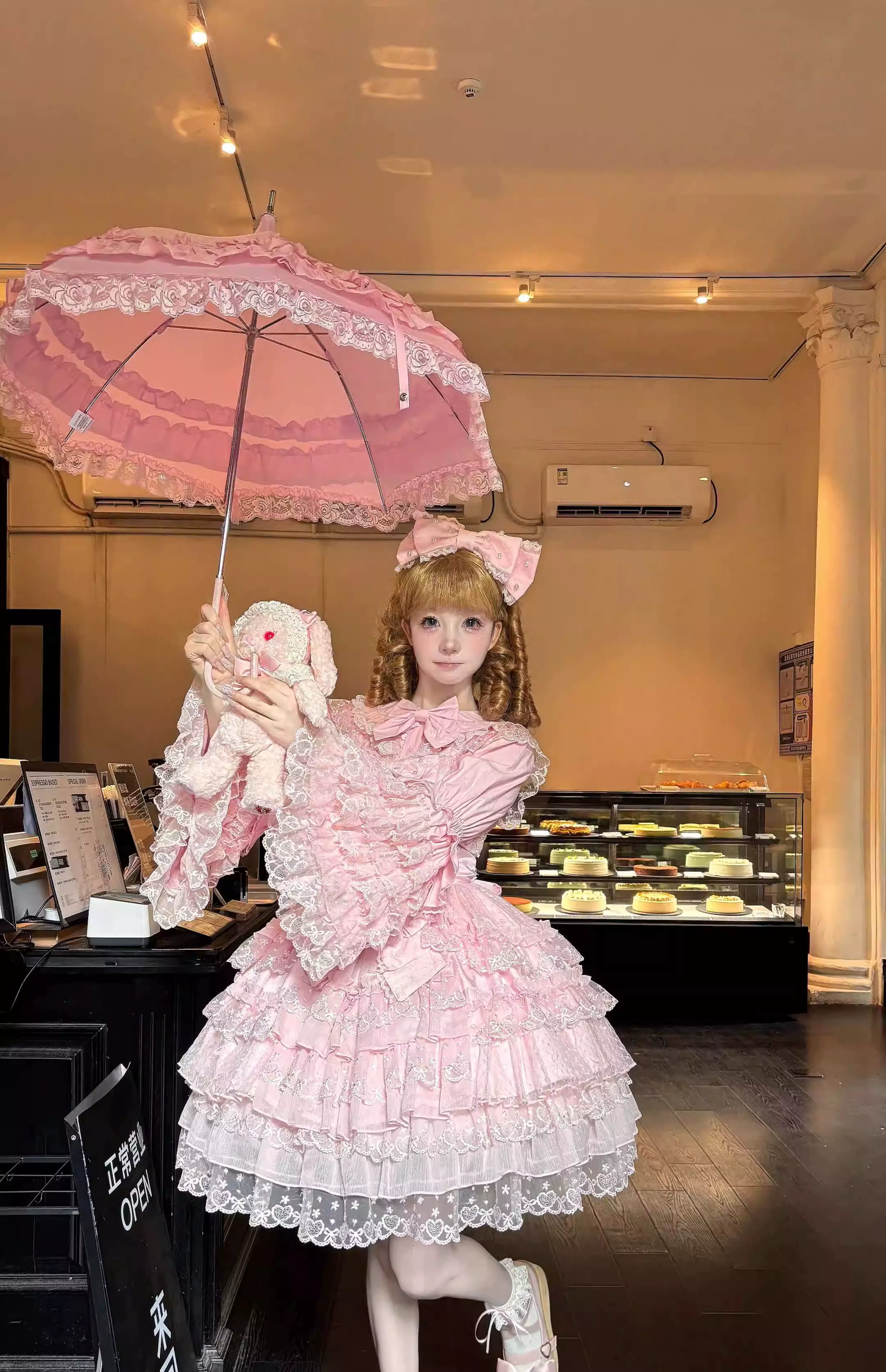 Love Overture - Sweet Lolita JSK, Tiered Ruffles Dress - Image 7