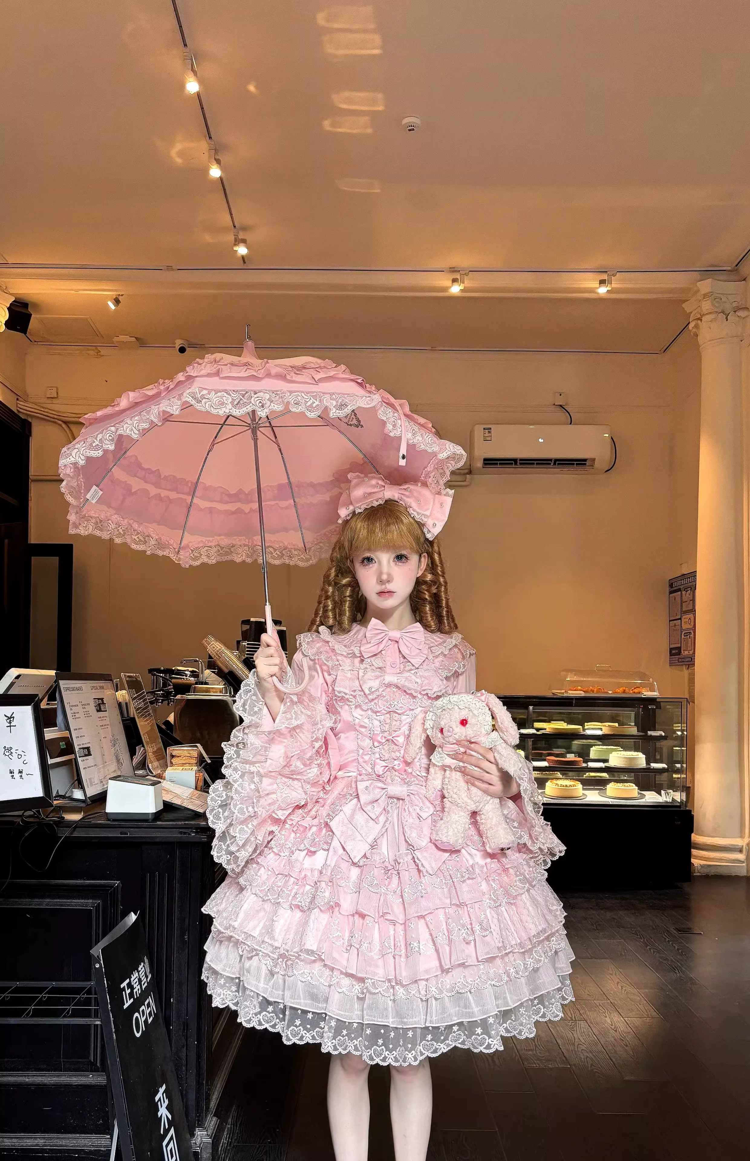 Love Overture - Sweet Lolita JSK, Tiered Ruffles Dress - Image 8