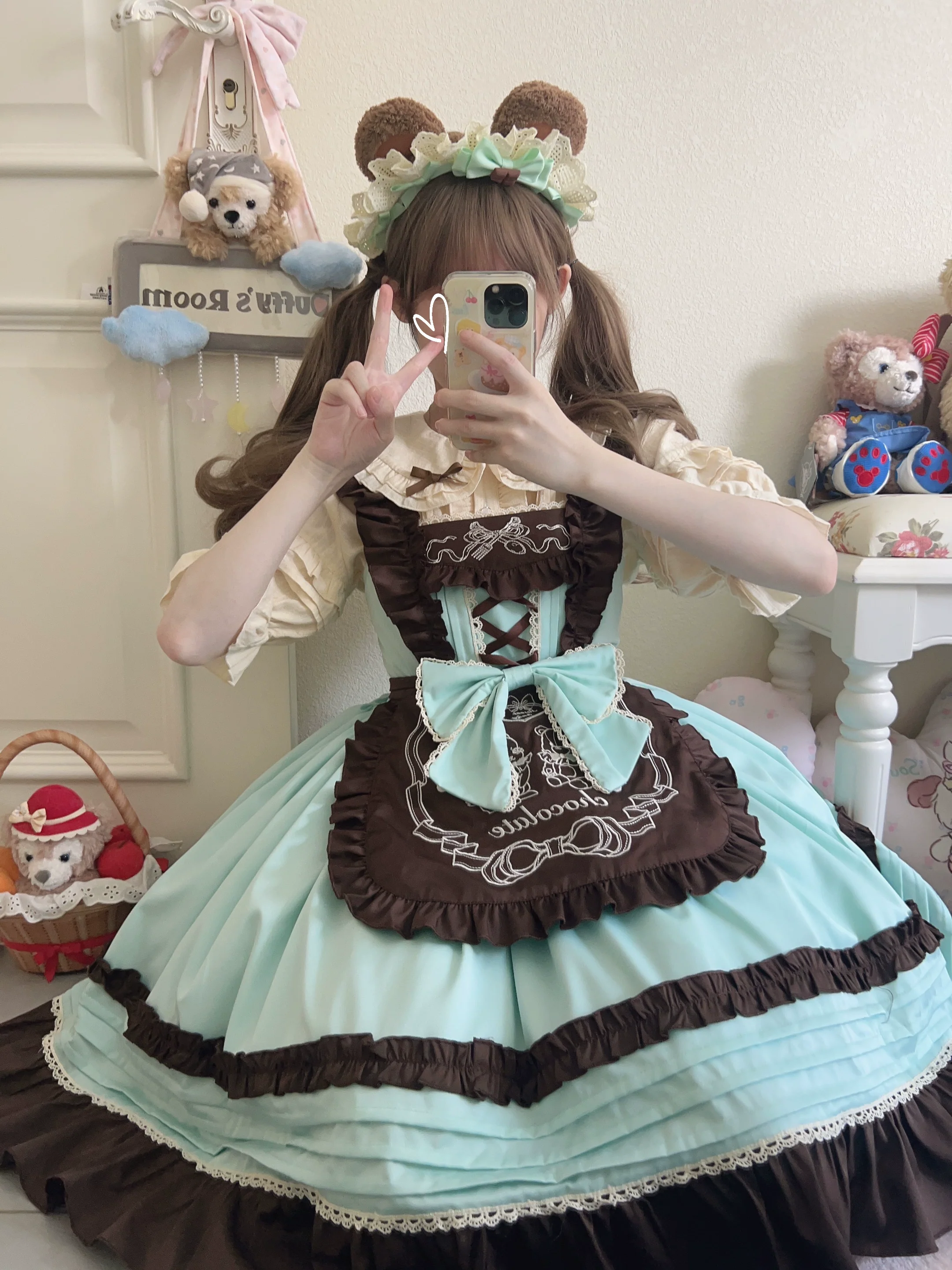 Sweet Layered Cake - Sweet Lolita JSK with Detachable Apron