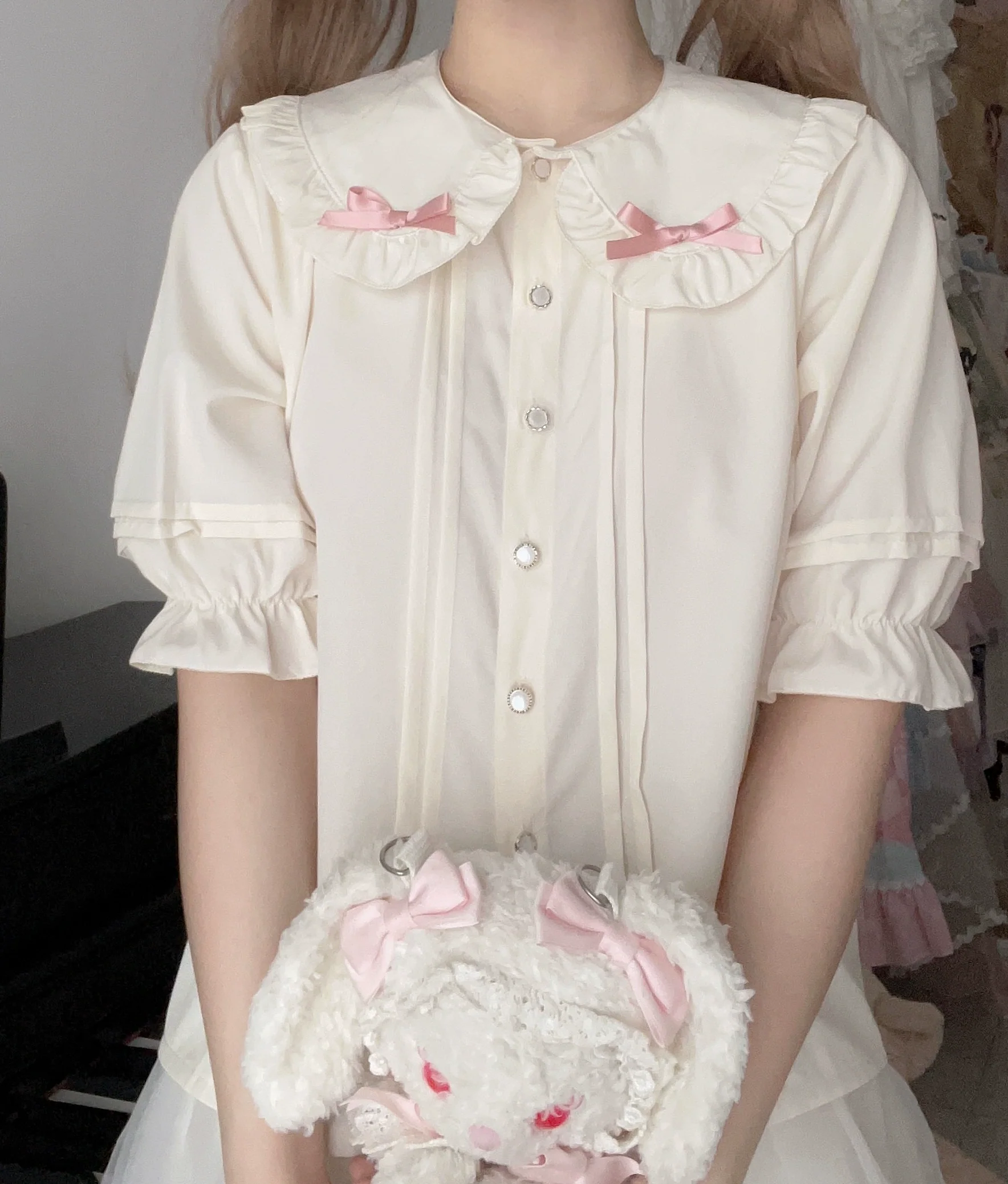 Sweet Layered Cake - Sweet Lolita JSK with Detachable Apron - Image 6
