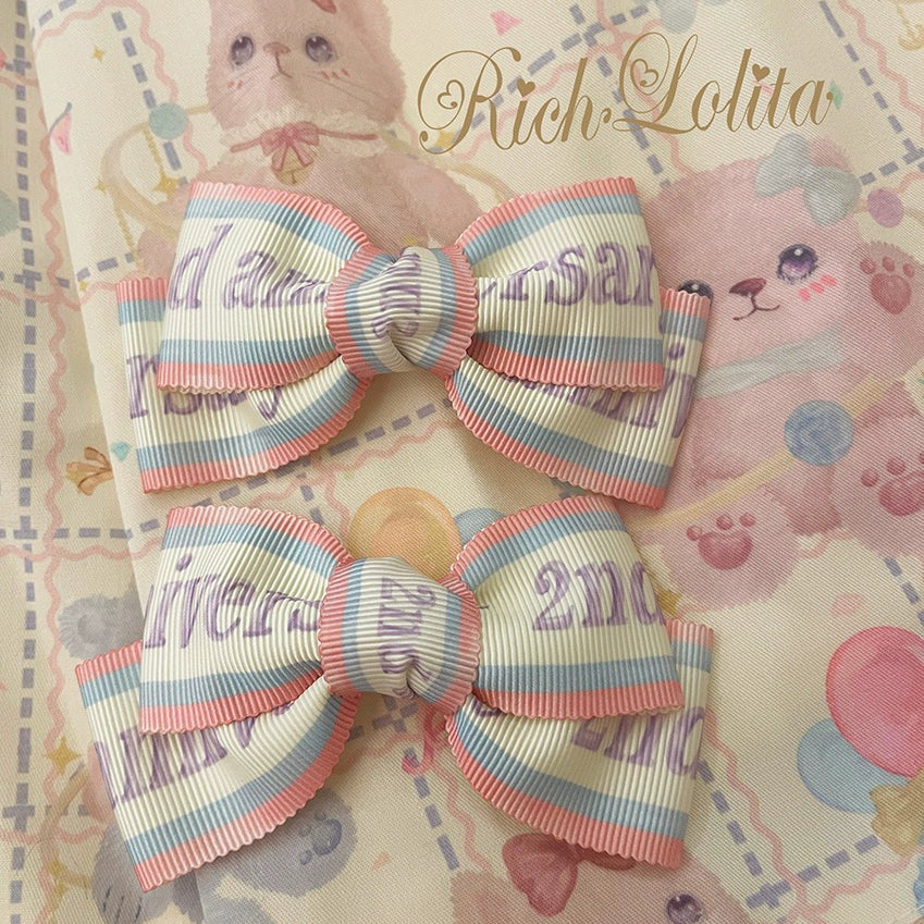 RichLolita - Starry Pudding Bear - Sweet Lolita Jumper Dress Printed OP Dress - Image 22