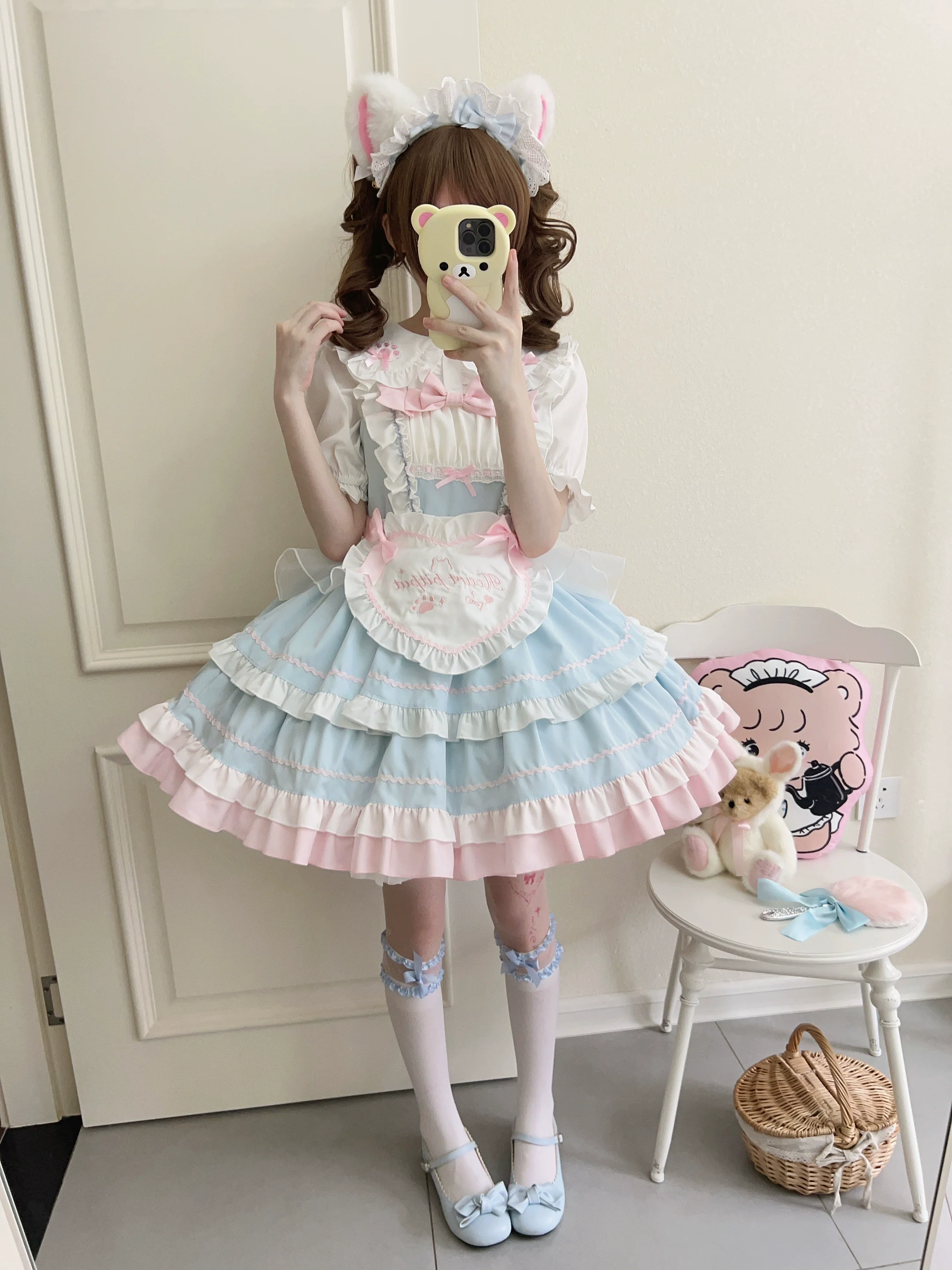 Cat Ear Tale - Sweet Lolita Jumper Dress Suspender Dress - Image 10
