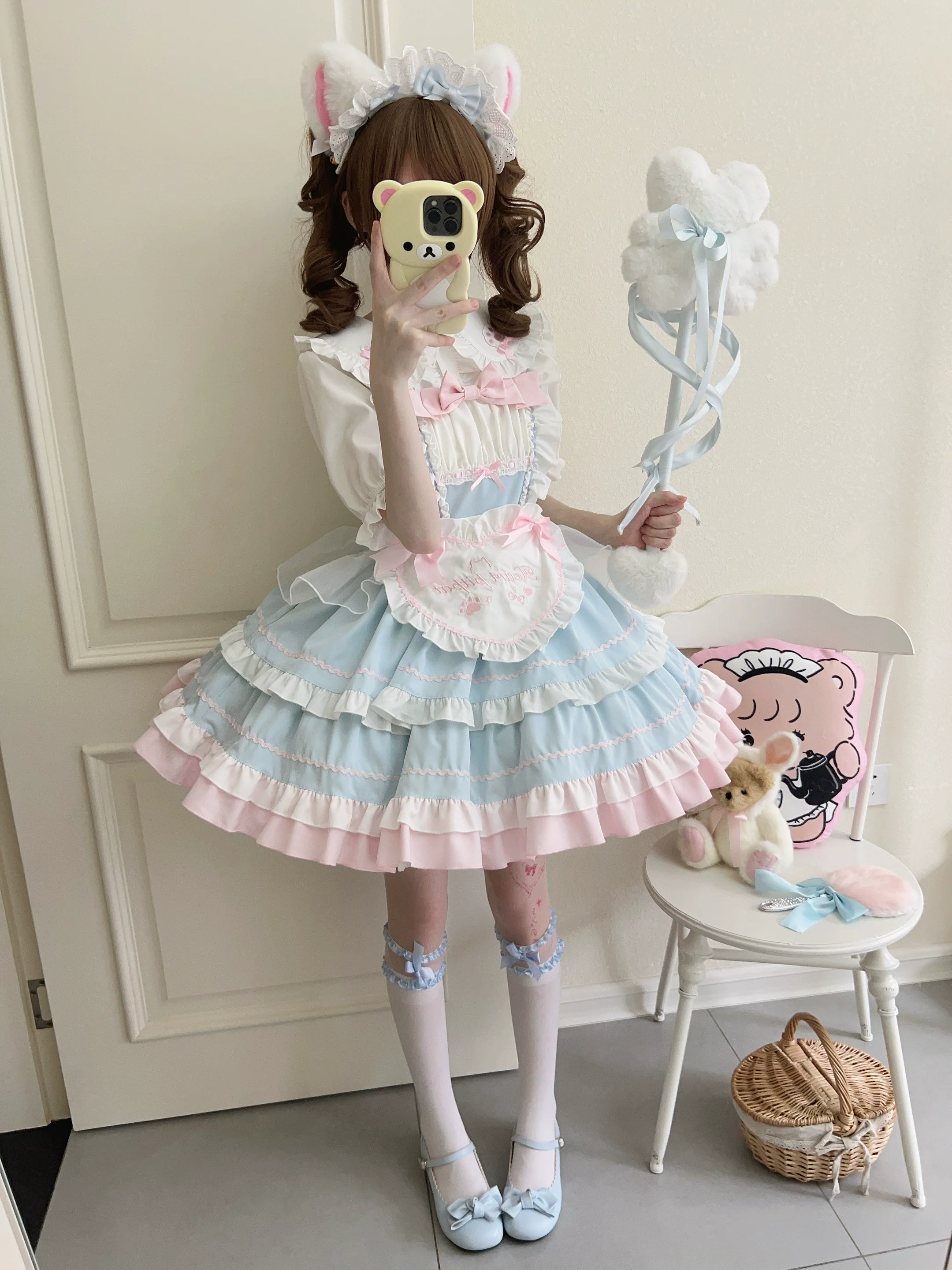Cat Ear Tale - Sweet Lolita Jumper Dress Suspender Dress - Image 11