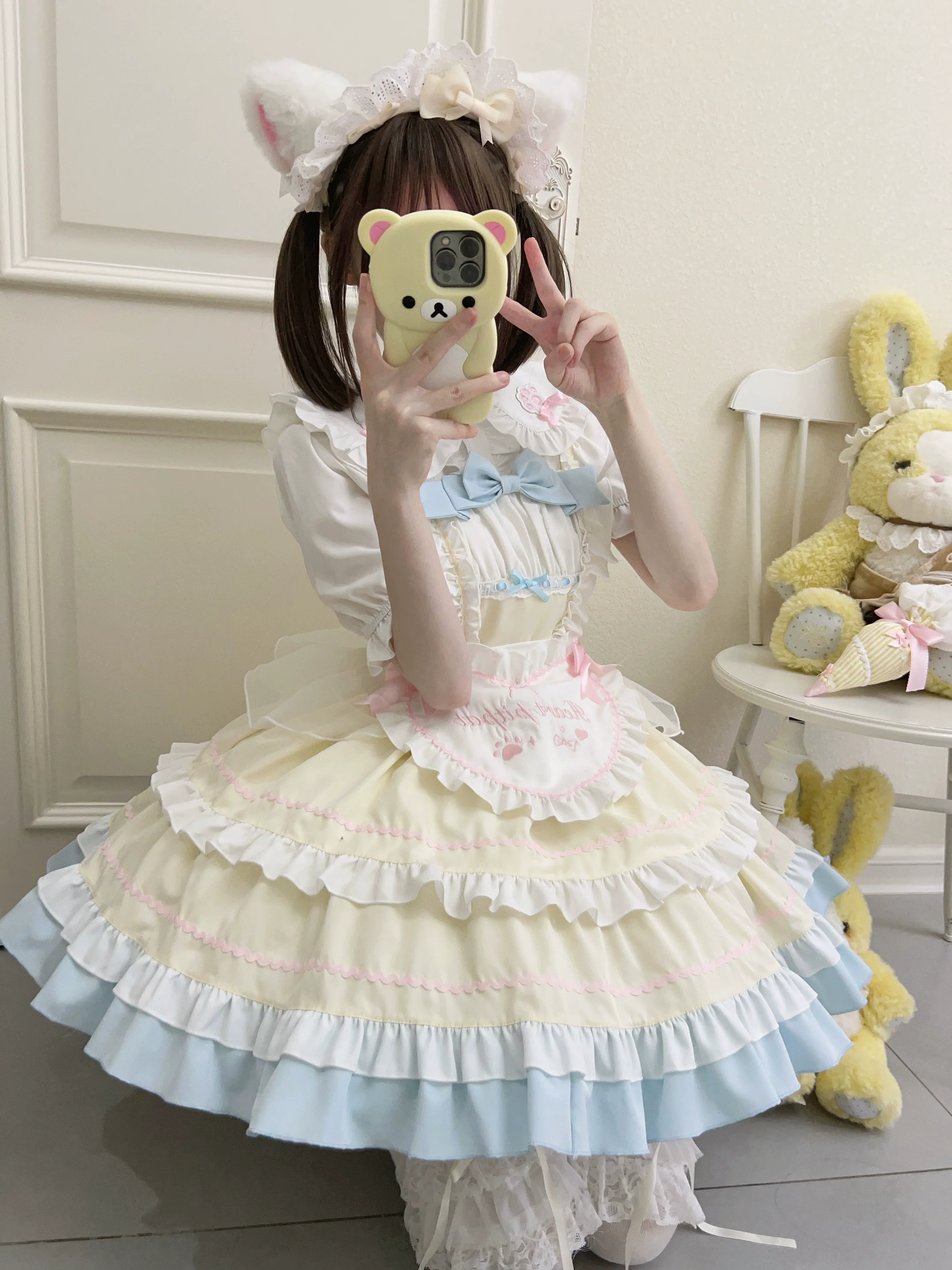 Cat Ear Tale - Sweet Lolita Jumper Dress Suspender Dress - Image 15