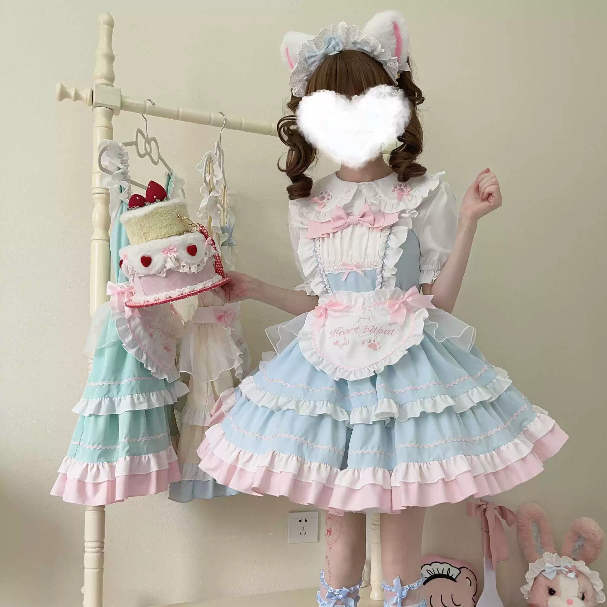 Cat Ear Tale - Sweet Lolita Jumper Dress Suspender Dress - Image 3