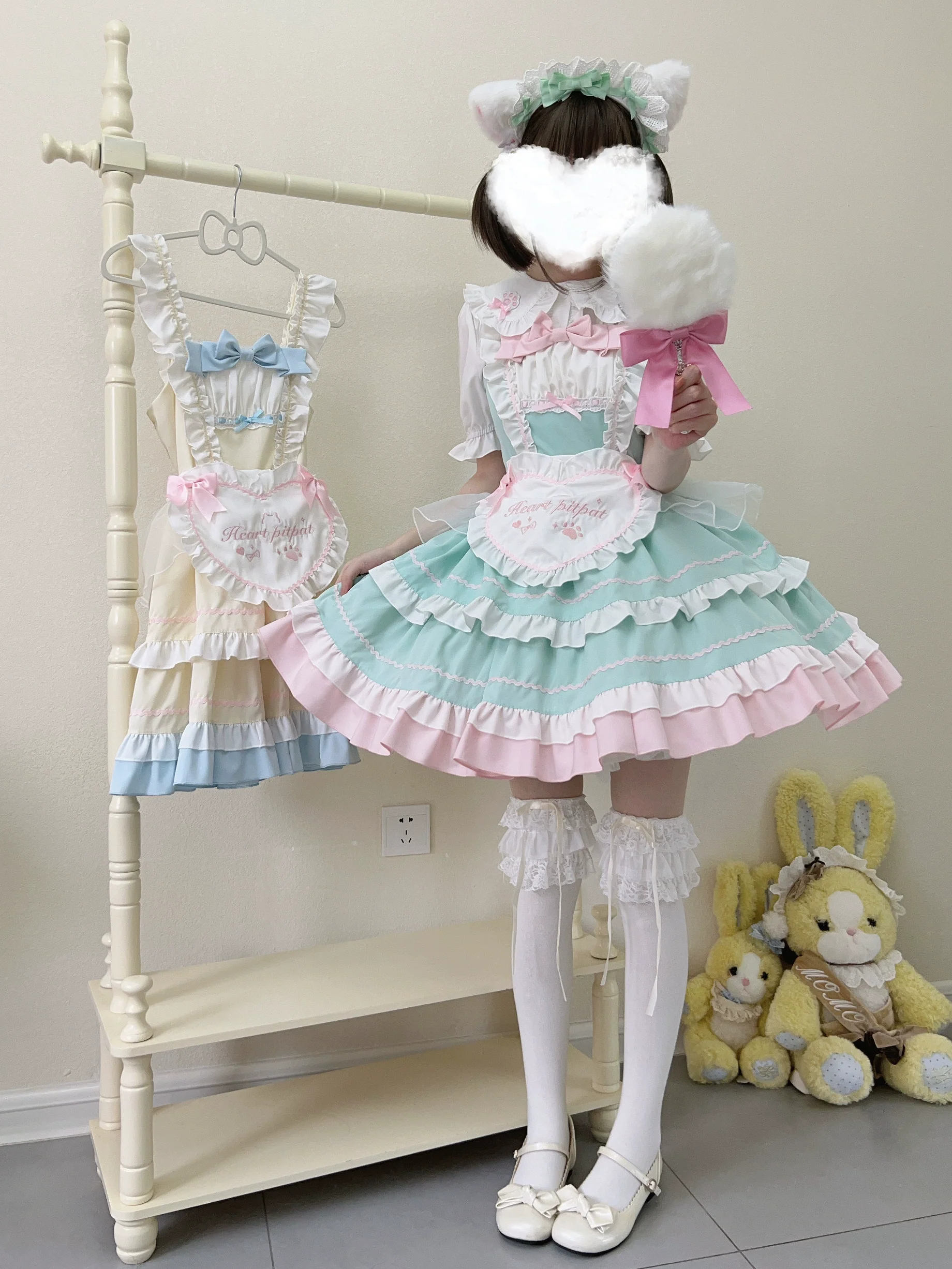 Cat Ear Tale - Sweet Lolita Jumper Dress Suspender Dress - Image 35