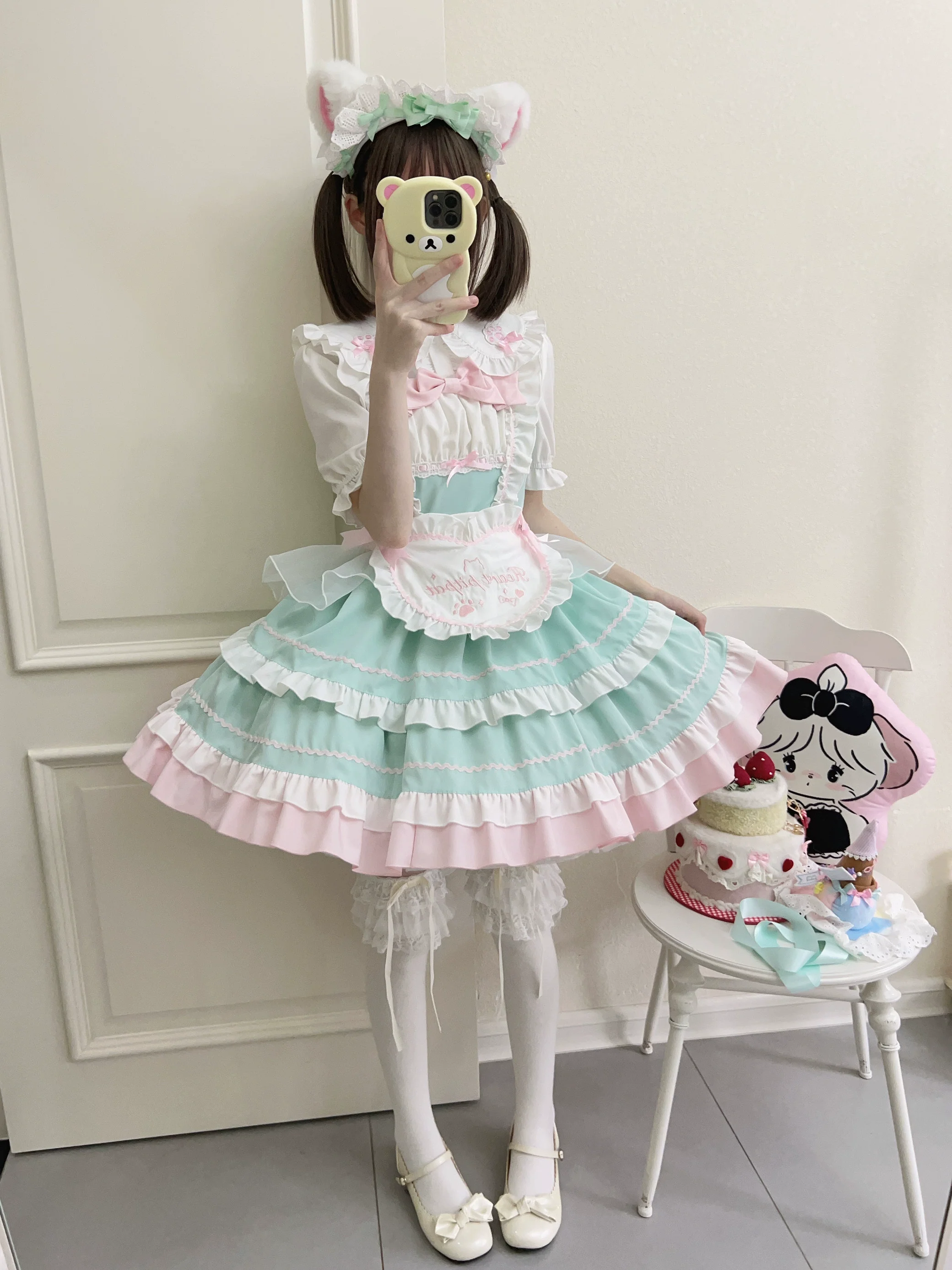 Cat Ear Tale - Sweet Lolita Jumper Dress Suspender Dress - Image 36