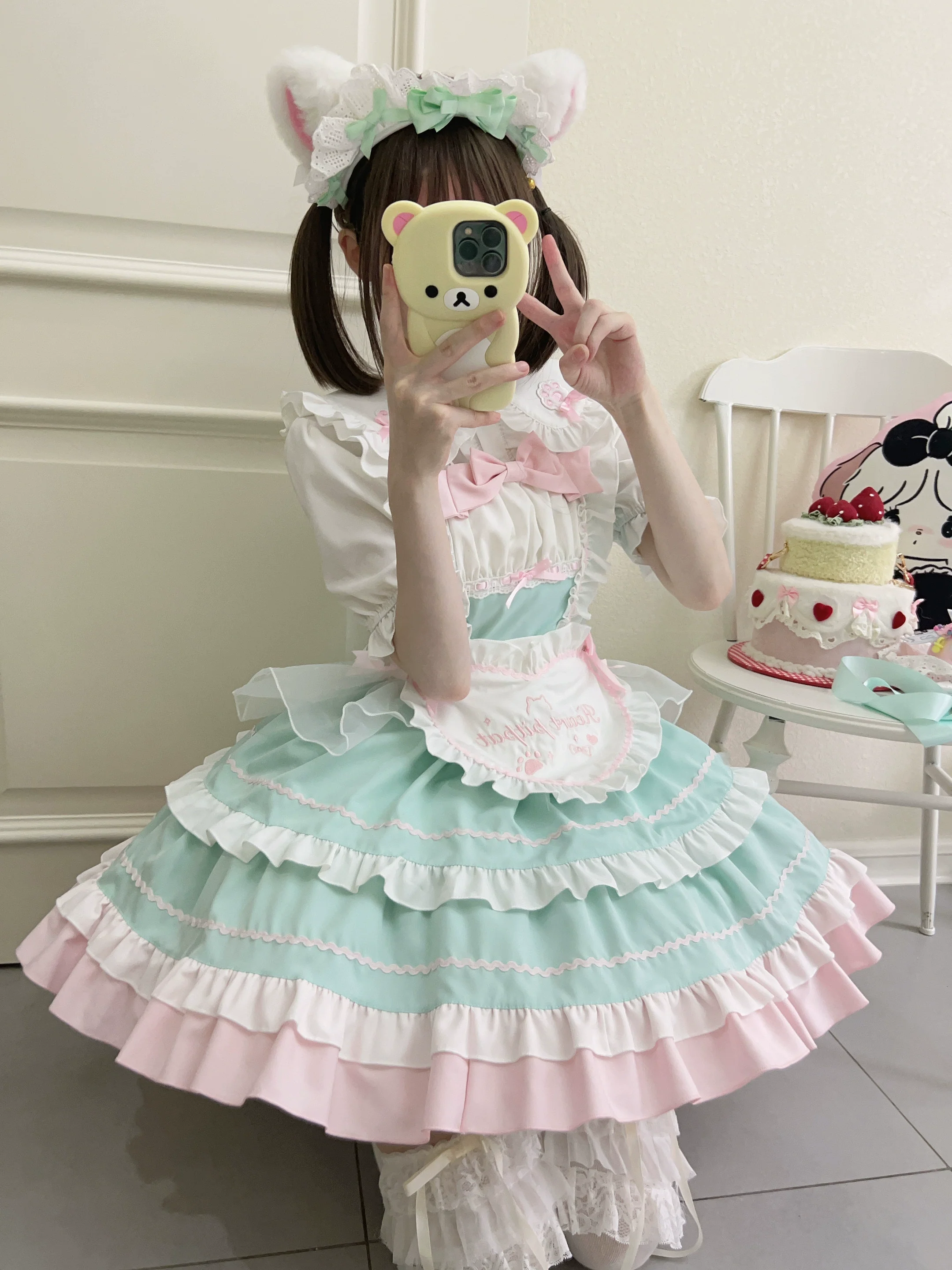Cat Ear Tale - Sweet Lolita Jumper Dress Suspender Dress - Image 37