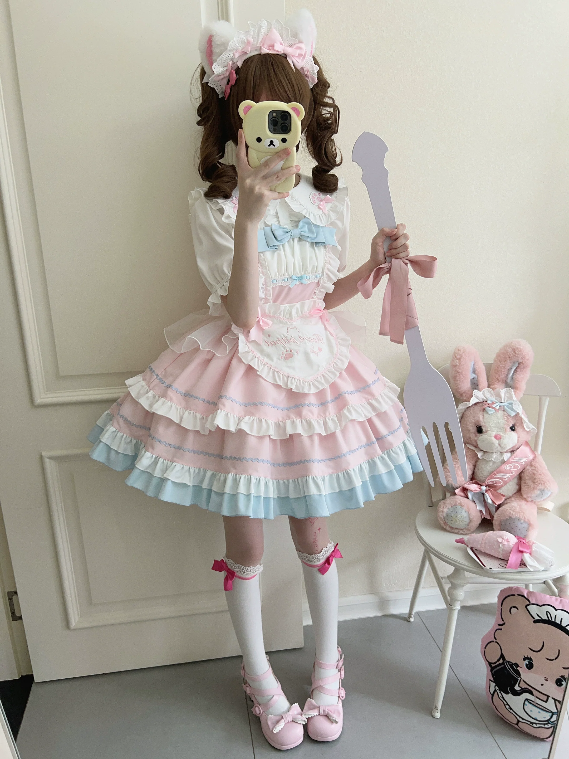 Cat Ear Tale - Sweet Lolita Jumper Dress Suspender Dress - Image 41