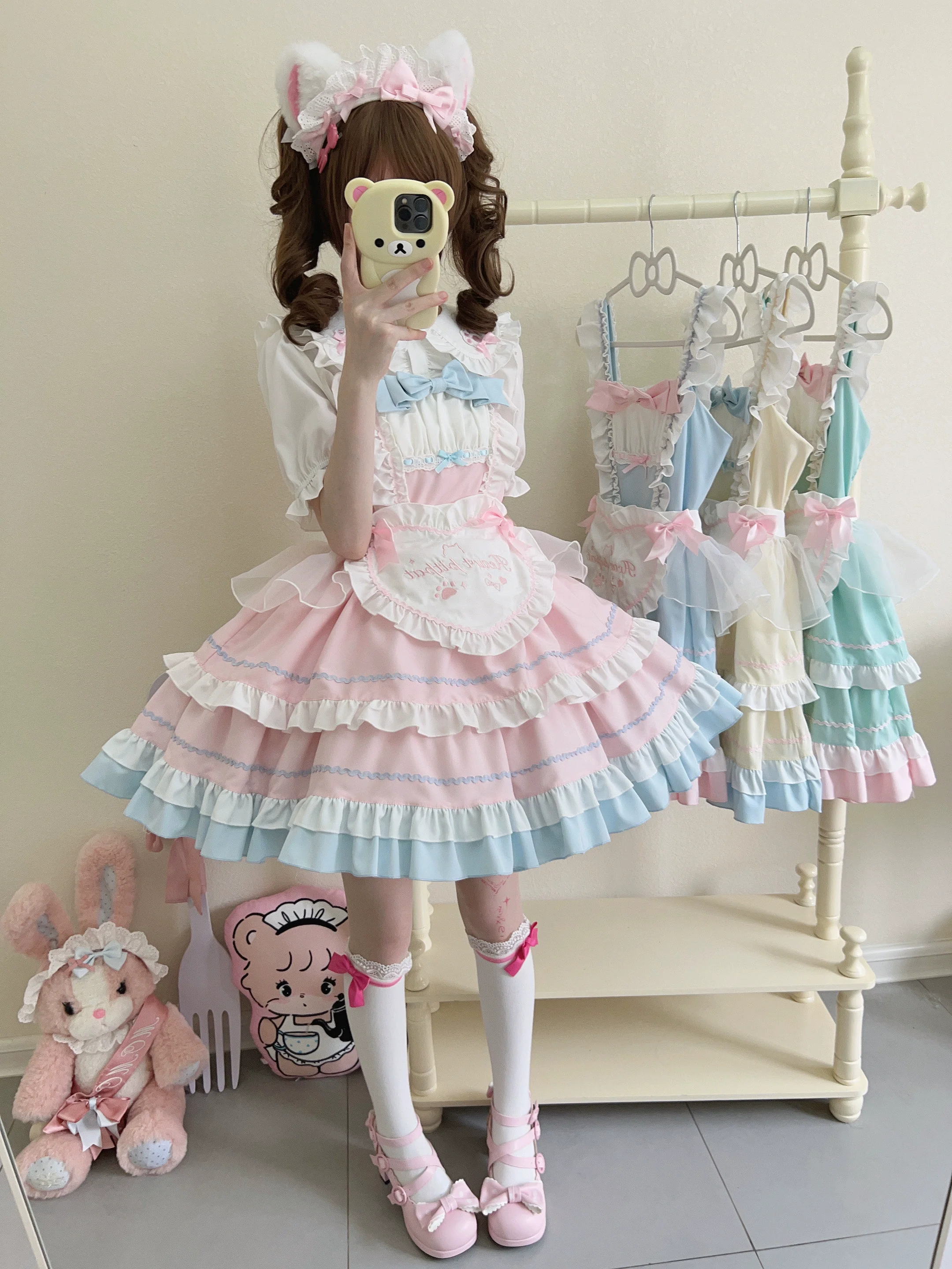 Cat Ear Tale - Sweet Lolita Jumper Dress Suspender Dress - Image 44