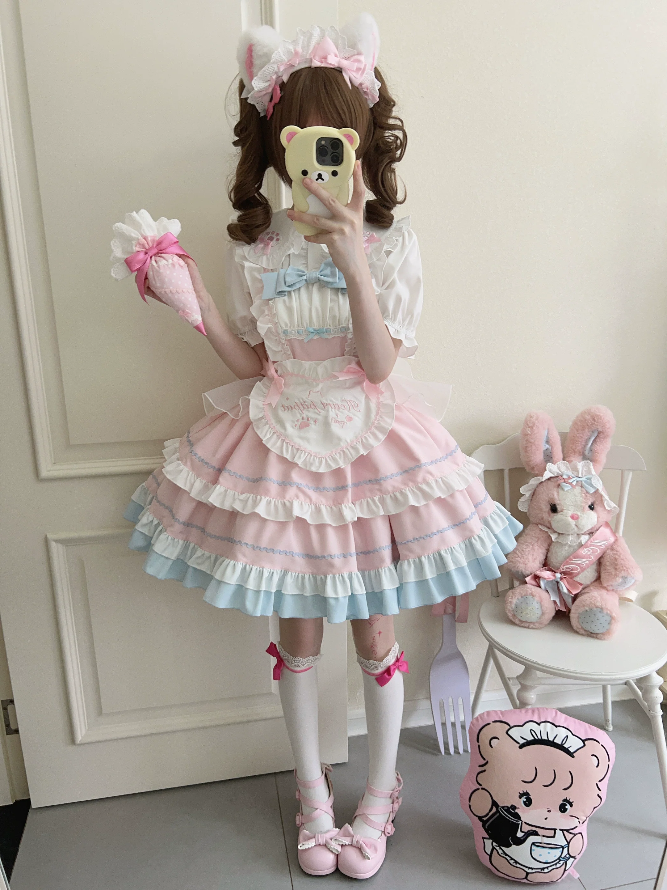 Cat Ear Tale - Sweet Lolita Jumper Dress Suspender Dress - Image 45