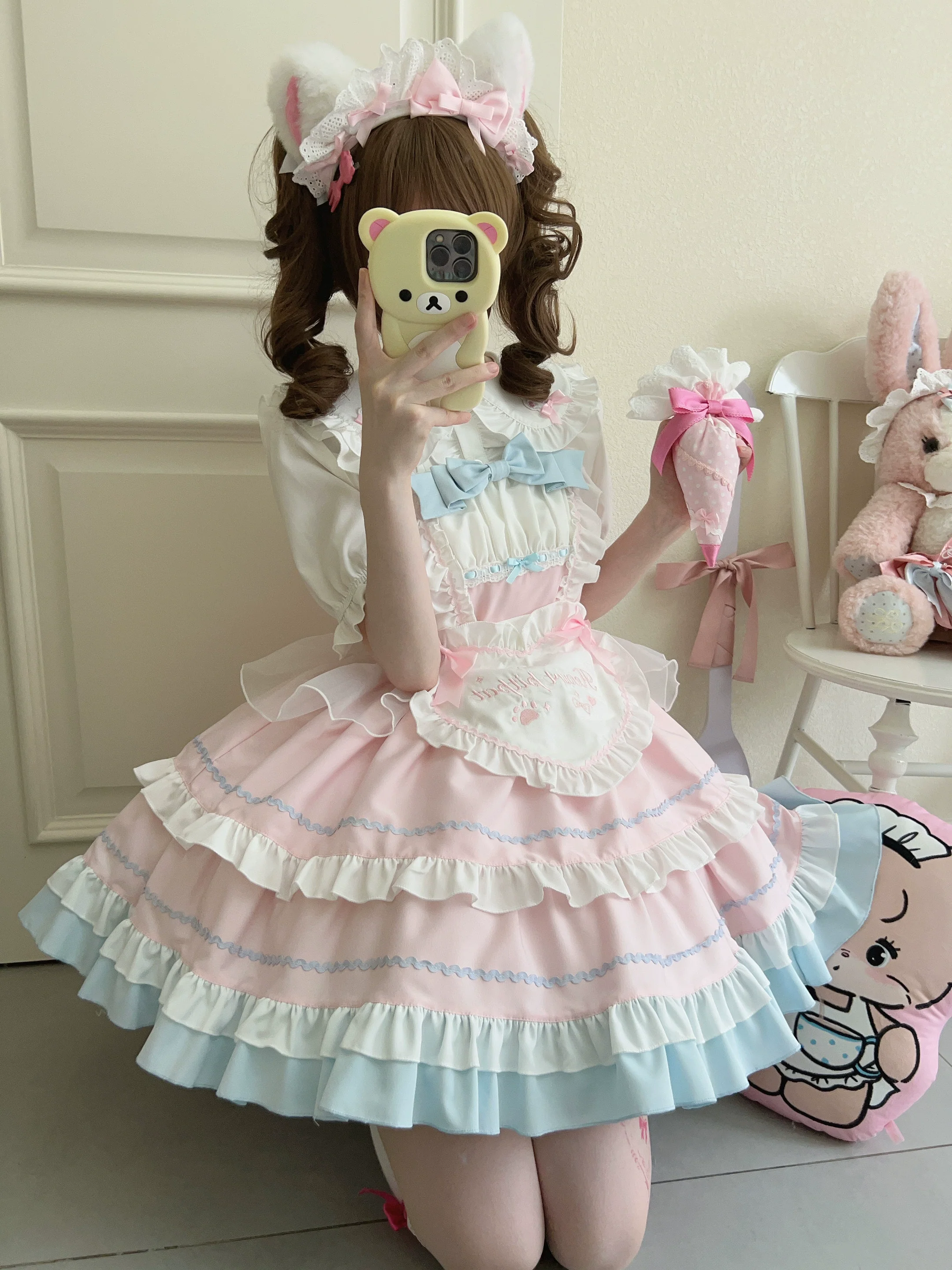 Cat Ear Tale - Sweet Lolita Jumper Dress Suspender Dress - Image 46