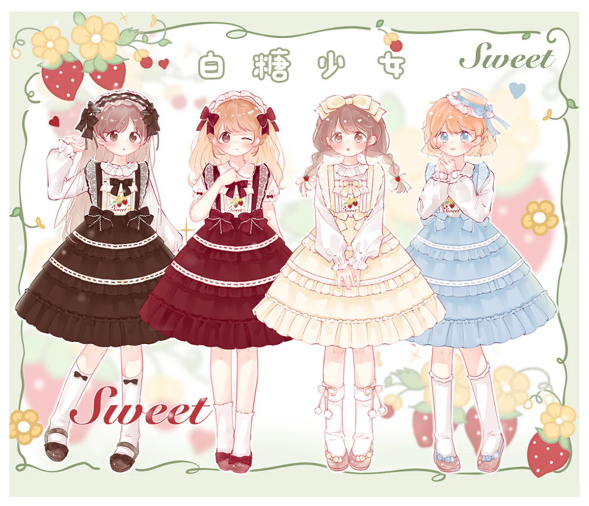 Cat Ear Tale - Sweet Lolita Jumper Dress Suspender Dress - Image 55