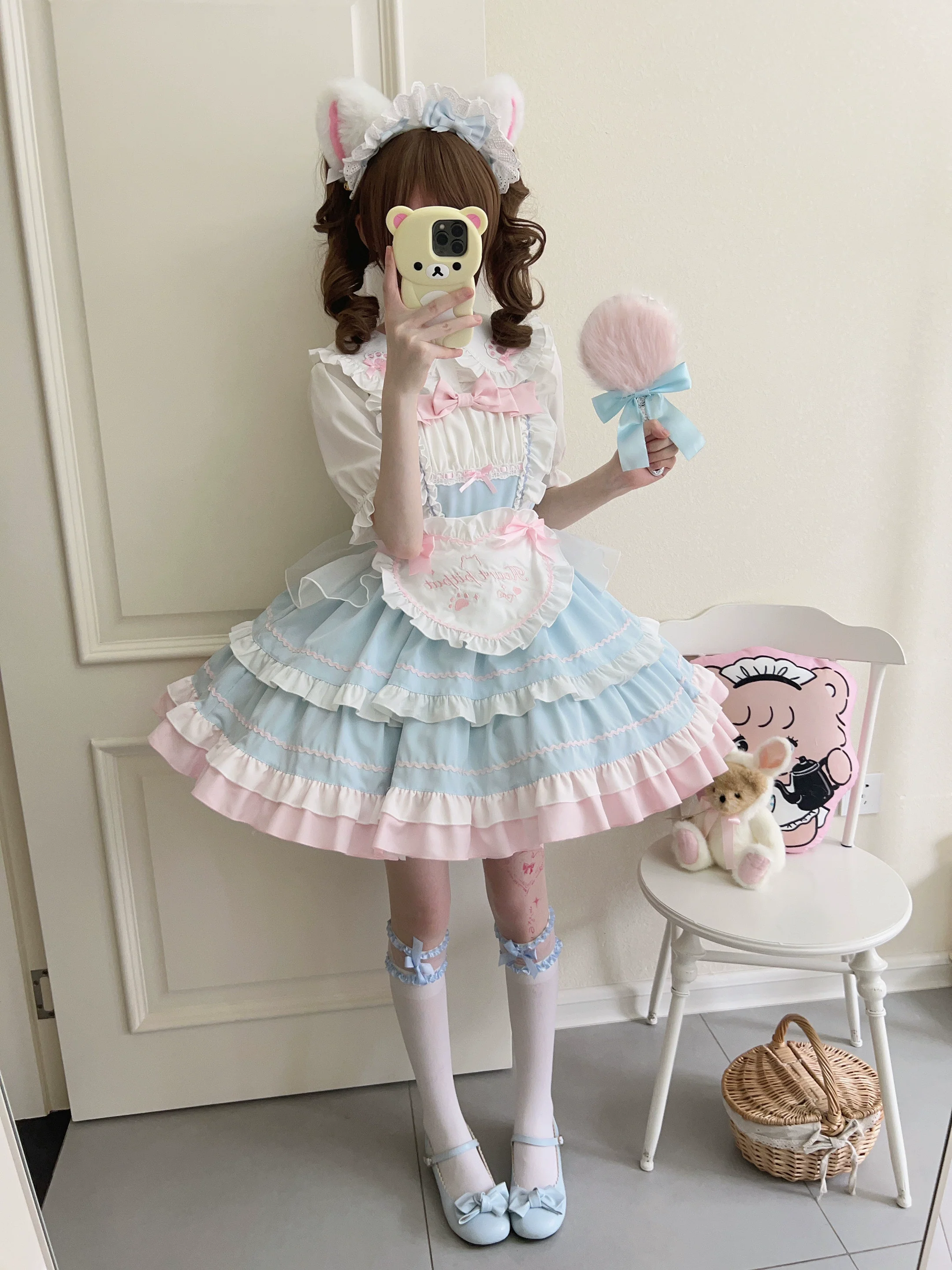 Cat Ear Tale - Sweet Lolita Jumper Dress Suspender Dress - Image 6