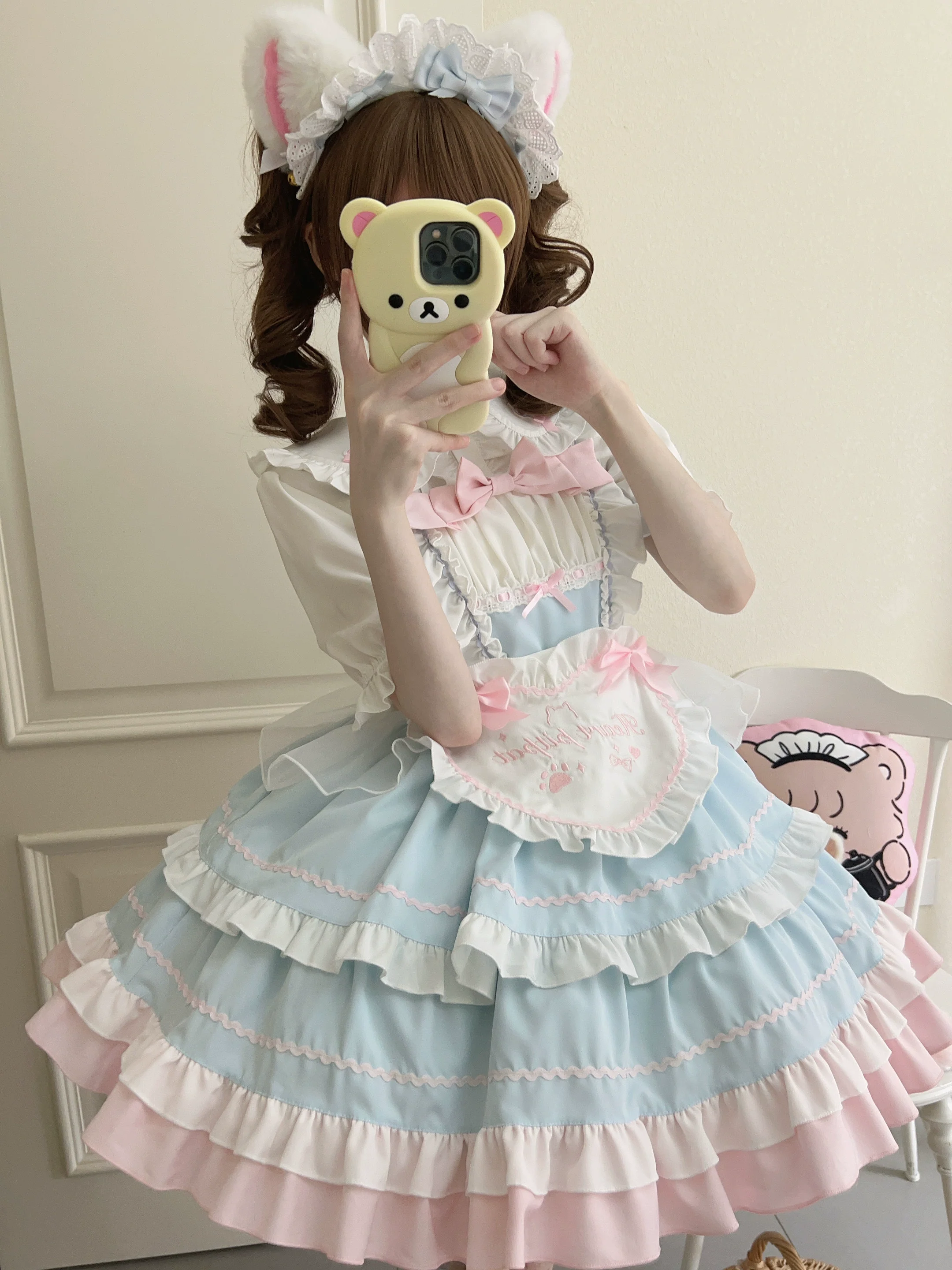 Cat Ear Tale - Sweet Lolita Jumper Dress Suspender Dress - Image 8