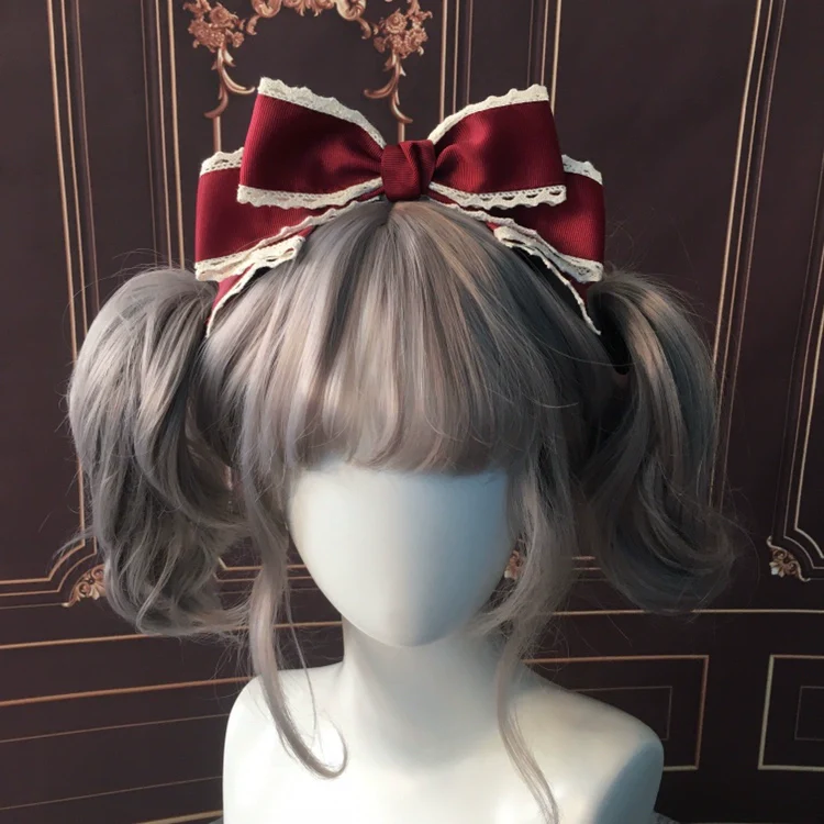 Qingyi Handmade - Sweet Lolita KC Multicolor Bow Lolita Headwear - Image 13