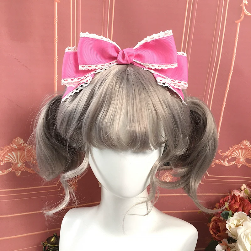 Qingyi Handmade - Sweet Lolita KC Multicolor Bow Lolita Headwear - Image 8