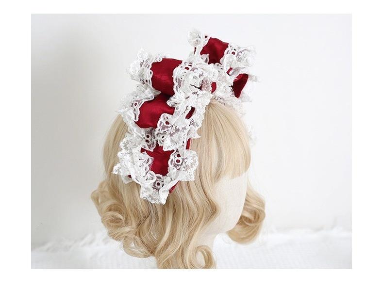 Xiaogui - Sweet Lolita KC with Large Lace Bow in Multiple Colors - Image 10
