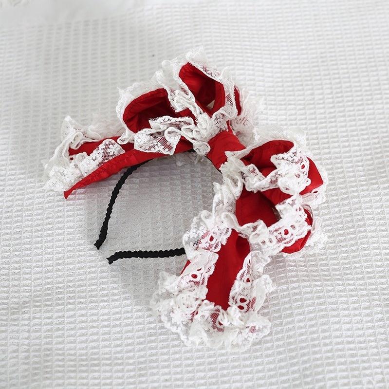 Xiaogui - Sweet Lolita KC with Large Lace Bow in Multiple Colors - Image 14