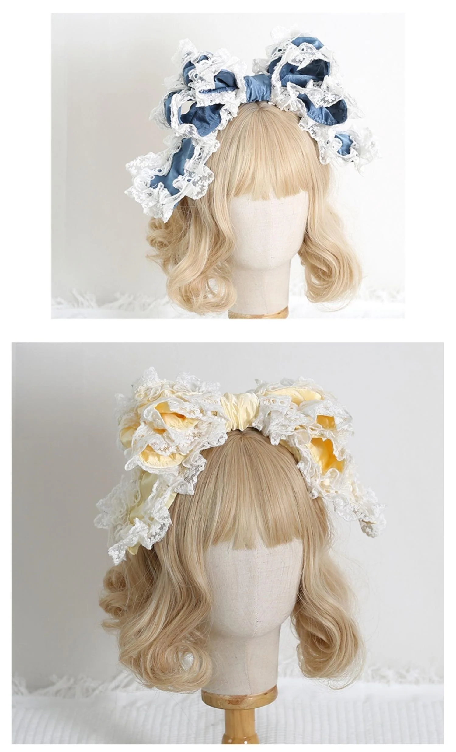 Xiaogui - Sweet Lolita KC with Large Lace Bow in Multiple Colors - Image 17