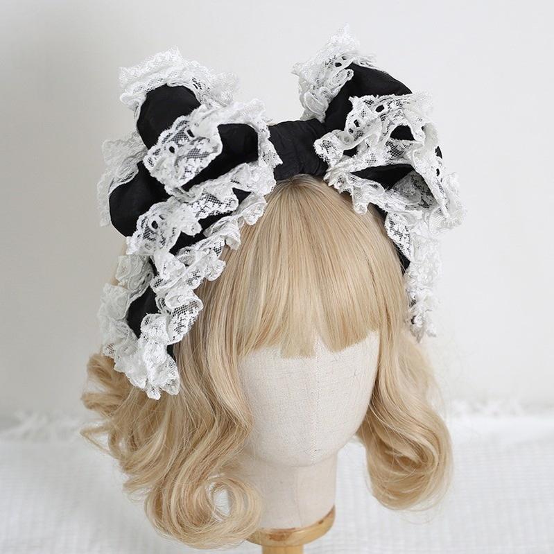 Xiaogui - Sweet Lolita KC with Large Lace Bow in Multiple Colors - Image 6
