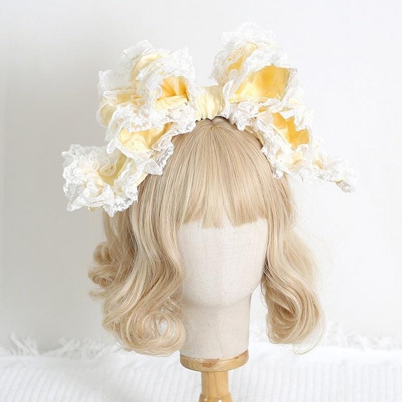 Xiaogui - Sweet Lolita KC with Large Lace Bow in Multiple Colors - Image 9