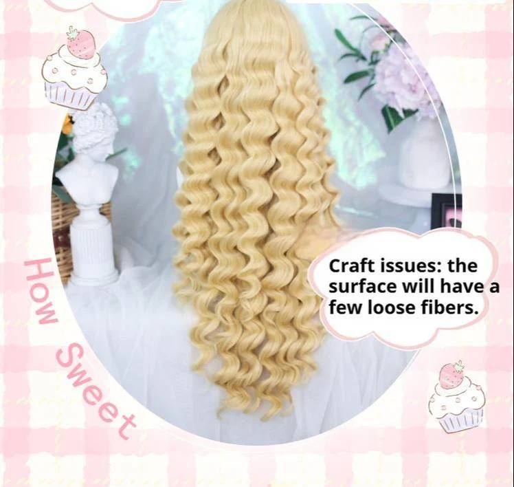 Dalao Home - Fluffy Cloud - Sweet Lolita Long Curly Wigs, Roman Curls - Image 10